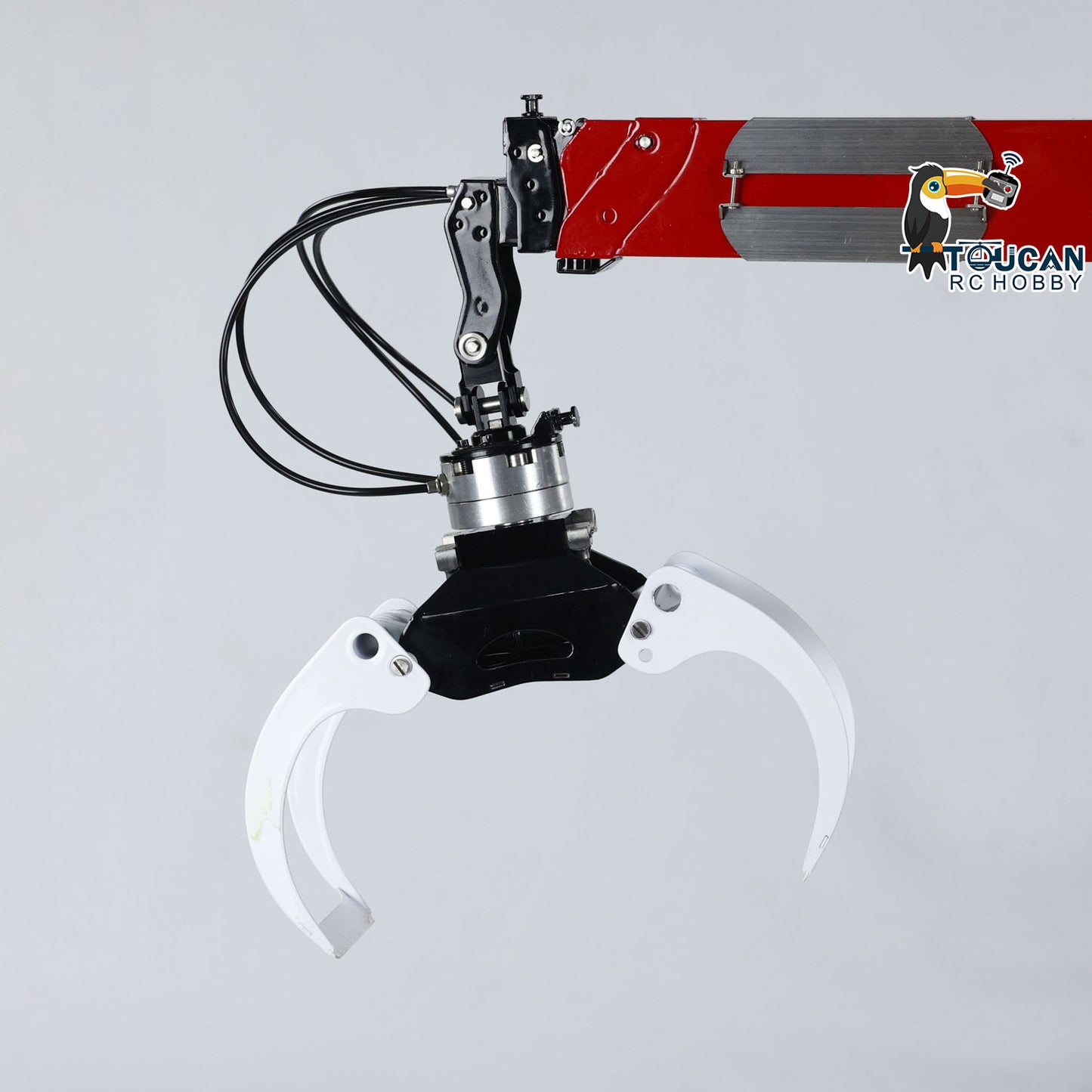 LESU 1/14 Remorque RC avec grue hydraulique en métal