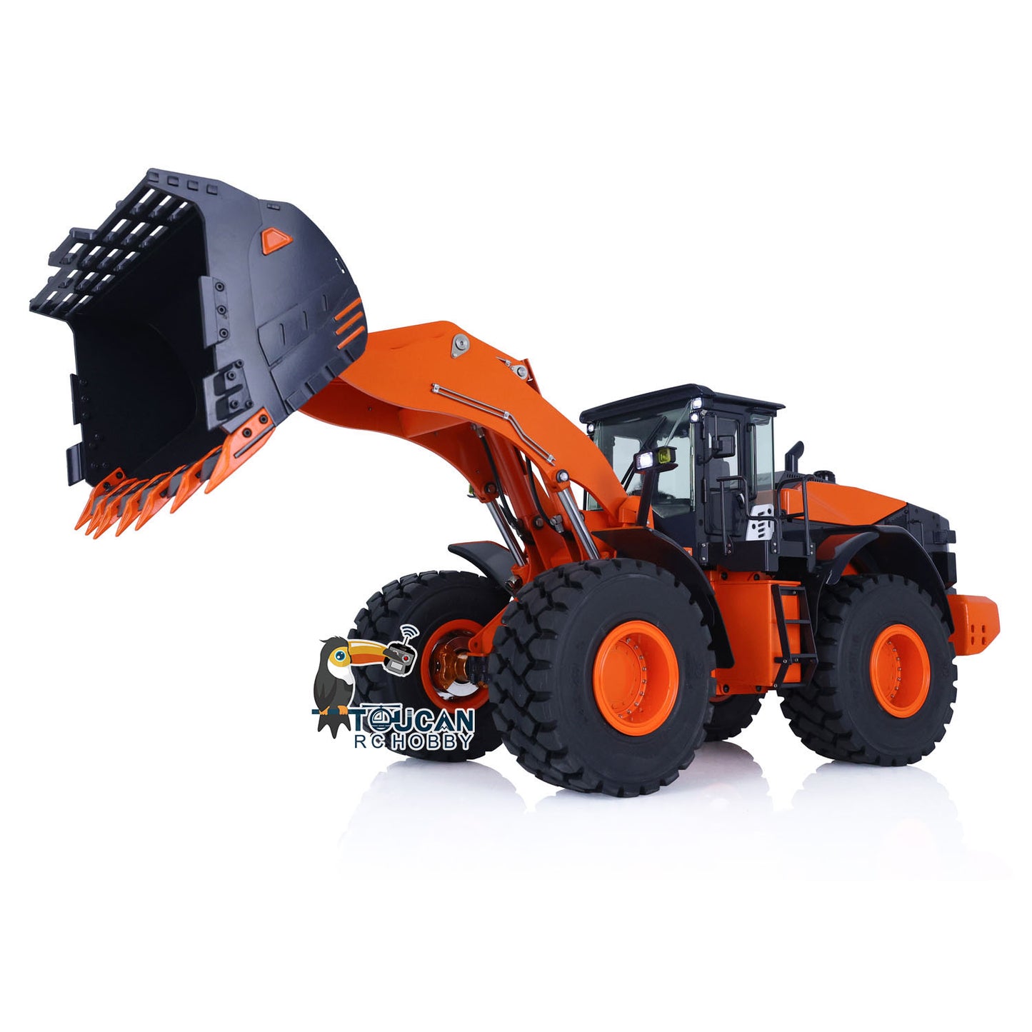 JDM-198 1/14 Metal Hydraulic RC Loader ZW370 With 201 New Sound System