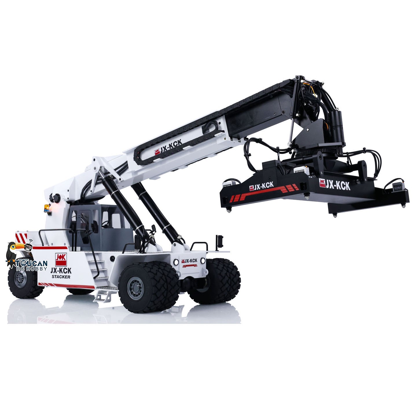 1/14 JX-KCK TFC45 RC Hydraulischer Reach Stacker Containerstapler