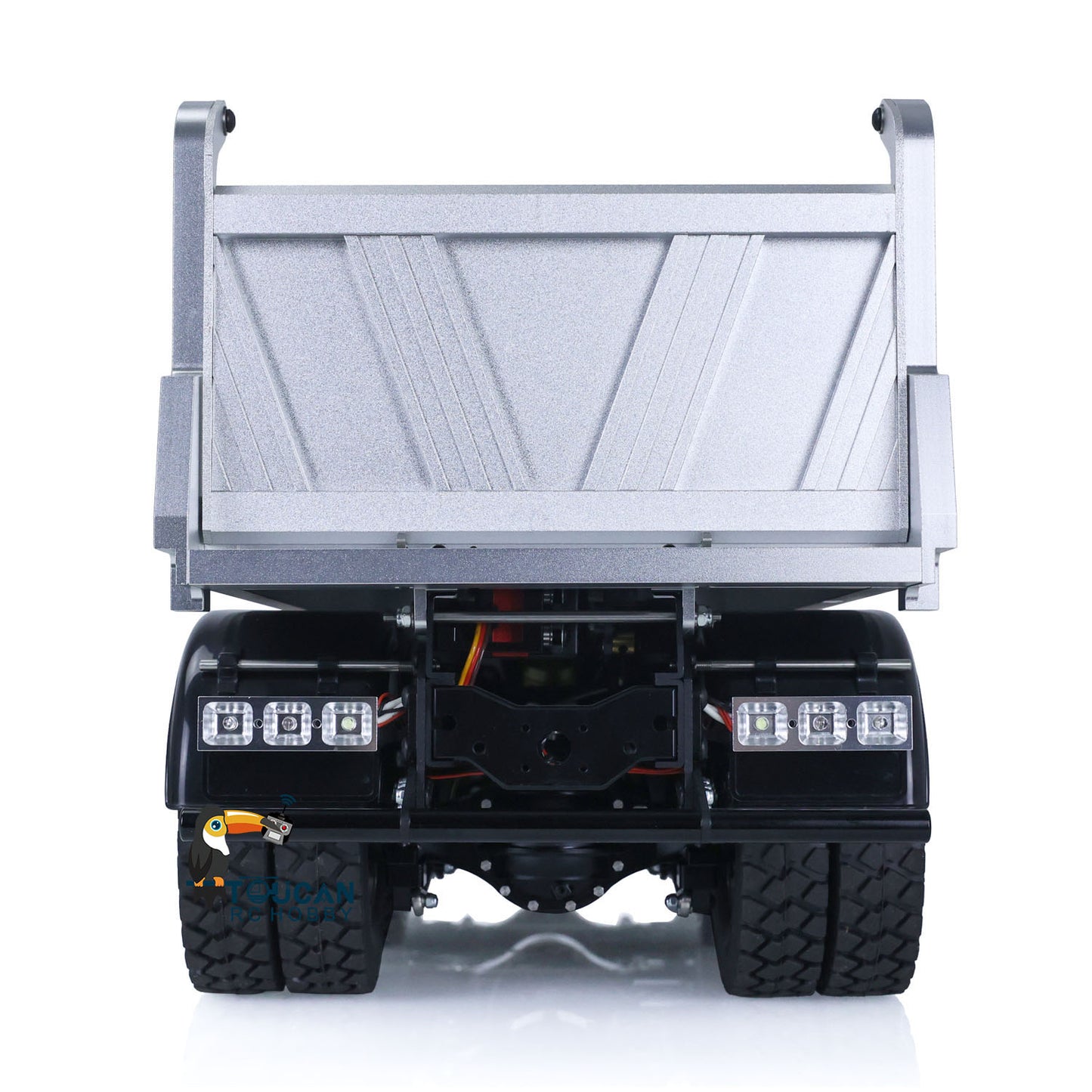 LESU 1/14 AOUE Metall Lackiert Montiert PNP 8x8 RC Hydraulische Dumper Lkw 20130218