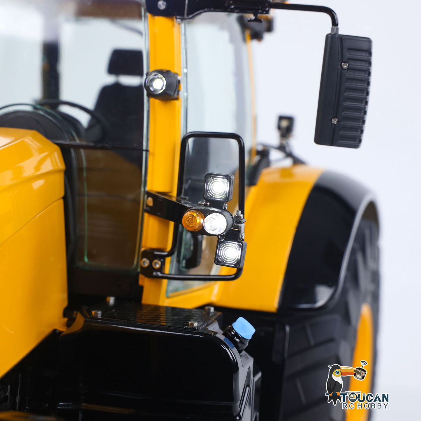 LESU 4x4 90% Metal Body 1/14 RC Hydraulic Tractor AOUE 1050 Radio Controlled Agricultural Vehicle Light Smoking Simulation Sound