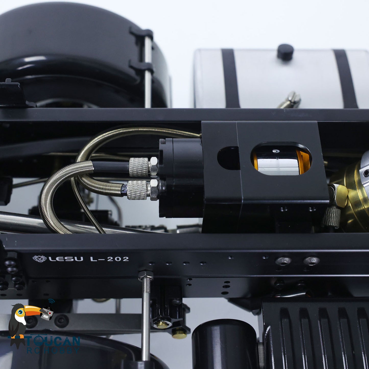 LESU 1/14 AOUE Metall Lackiert Montiert RTR 8x8 RC Hydraulische Dumper Lkw 20130218