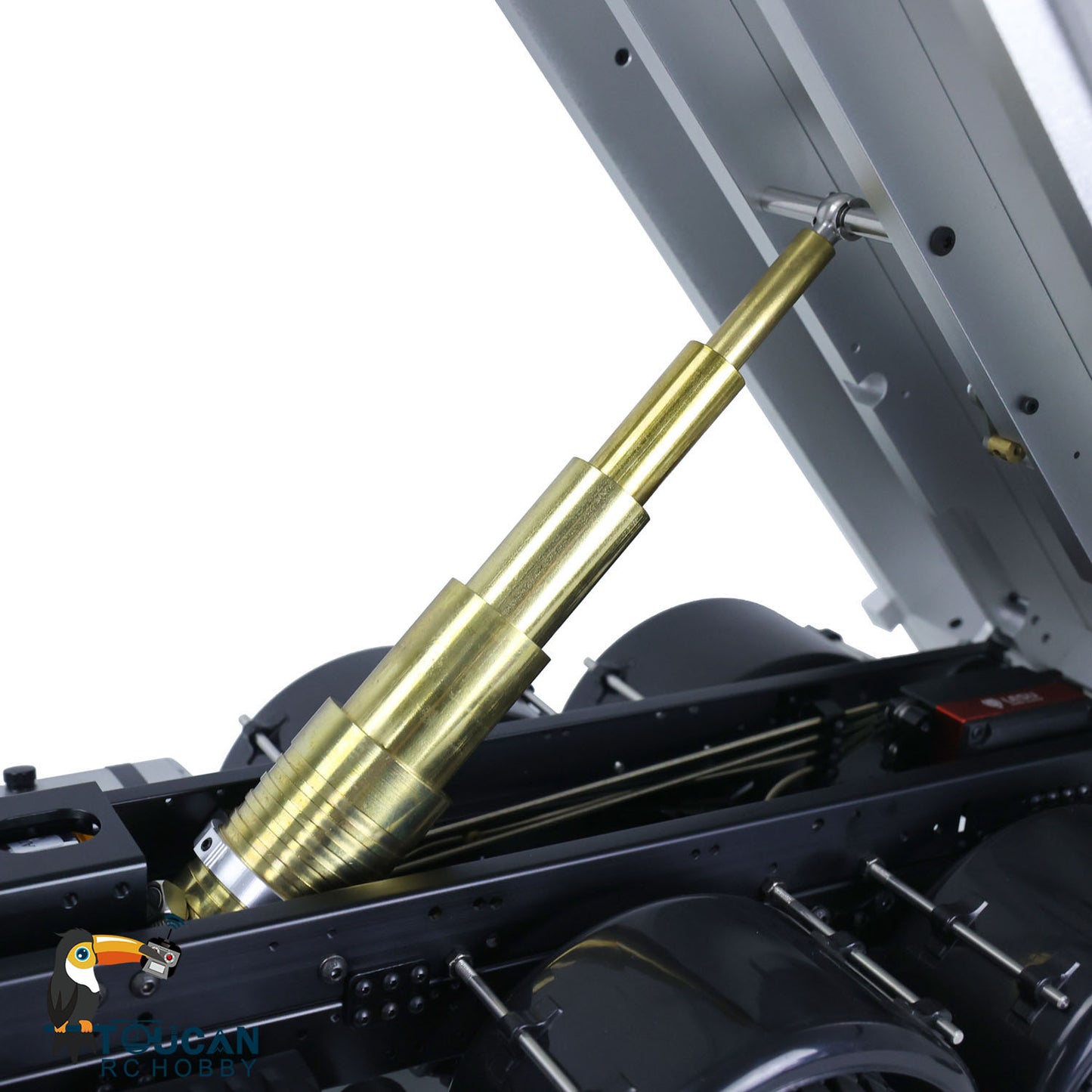 LESU 1/14 AOUE Metall Lackiert Montiert PNP 8x8 RC Hydraulische Dumper Lkw 20130218