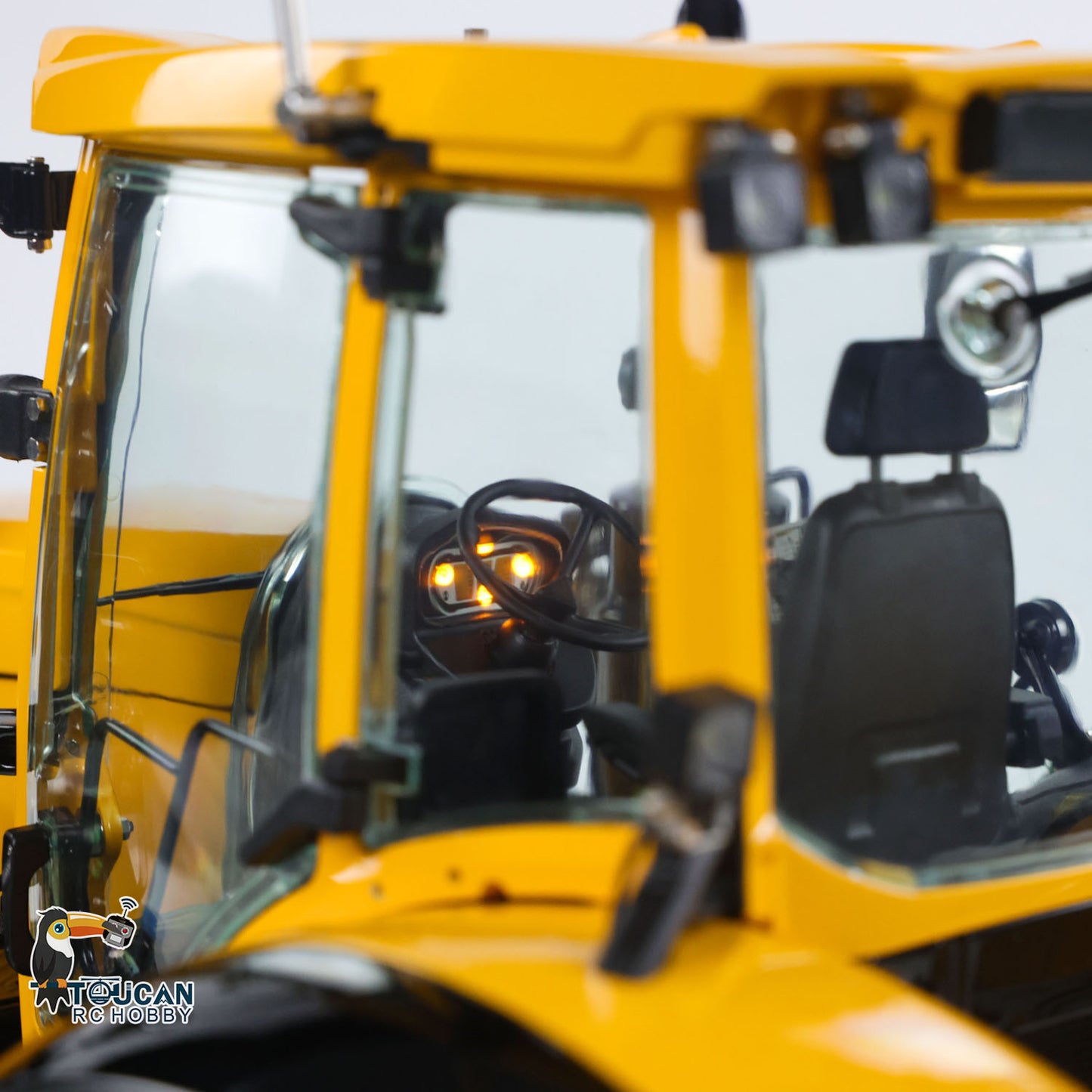 LESU 4x4 90% Metal Body 1/14 RC Hydraulic Tractor AOUE 1050 Radio Controlled Agricultural Vehicle Light Smoking Simulation Sound