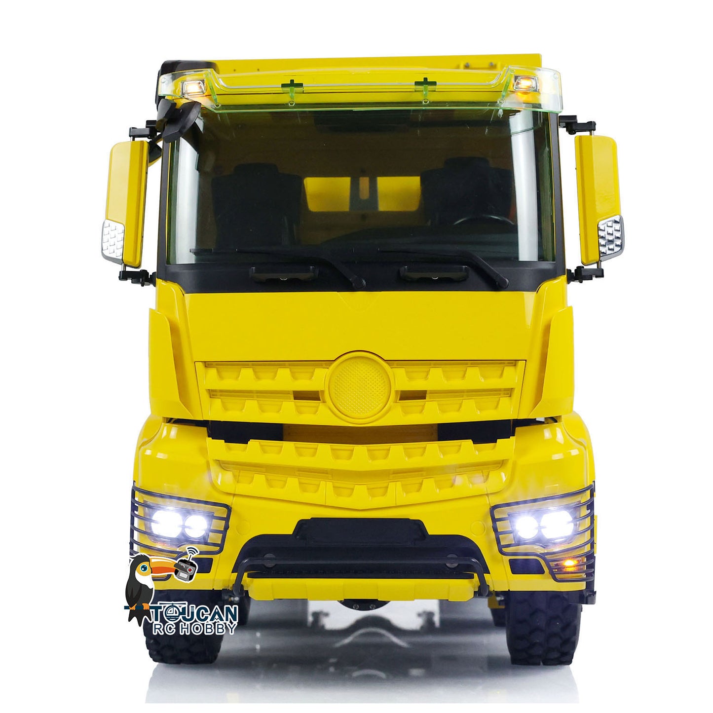 8x8 LESU 1/14 Hydraulic RC Dump Truck Roll On/Off Waste Bin Tipper