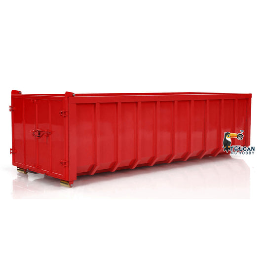 Metal Trash High Bucket for 1/14 10x10 8x8 RC Roll On/Off Hydraulic Dumper Truck