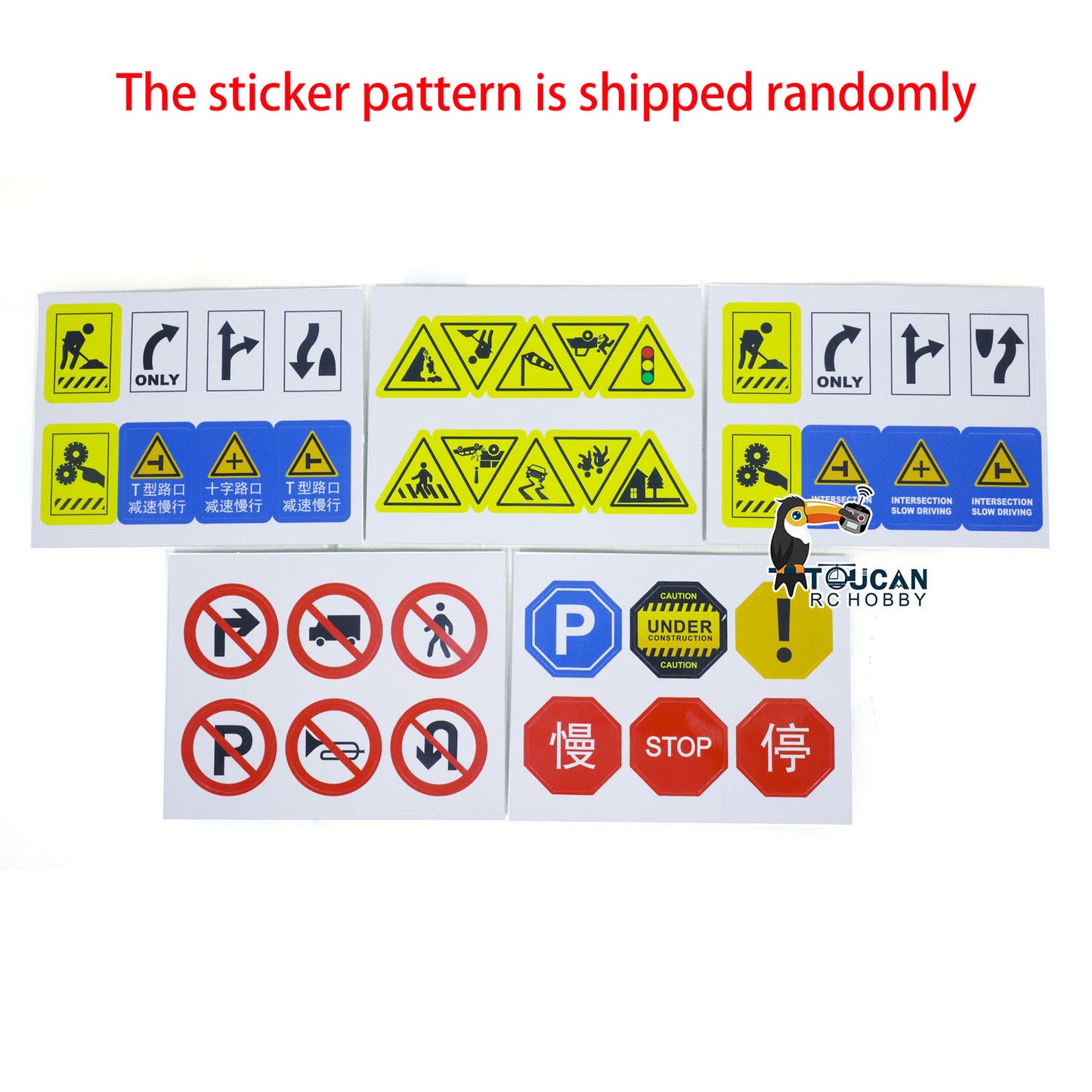Dekorative Verkehrszeichen-Absperrkegel-Leitplanken-Absturz-Eimer für DIY