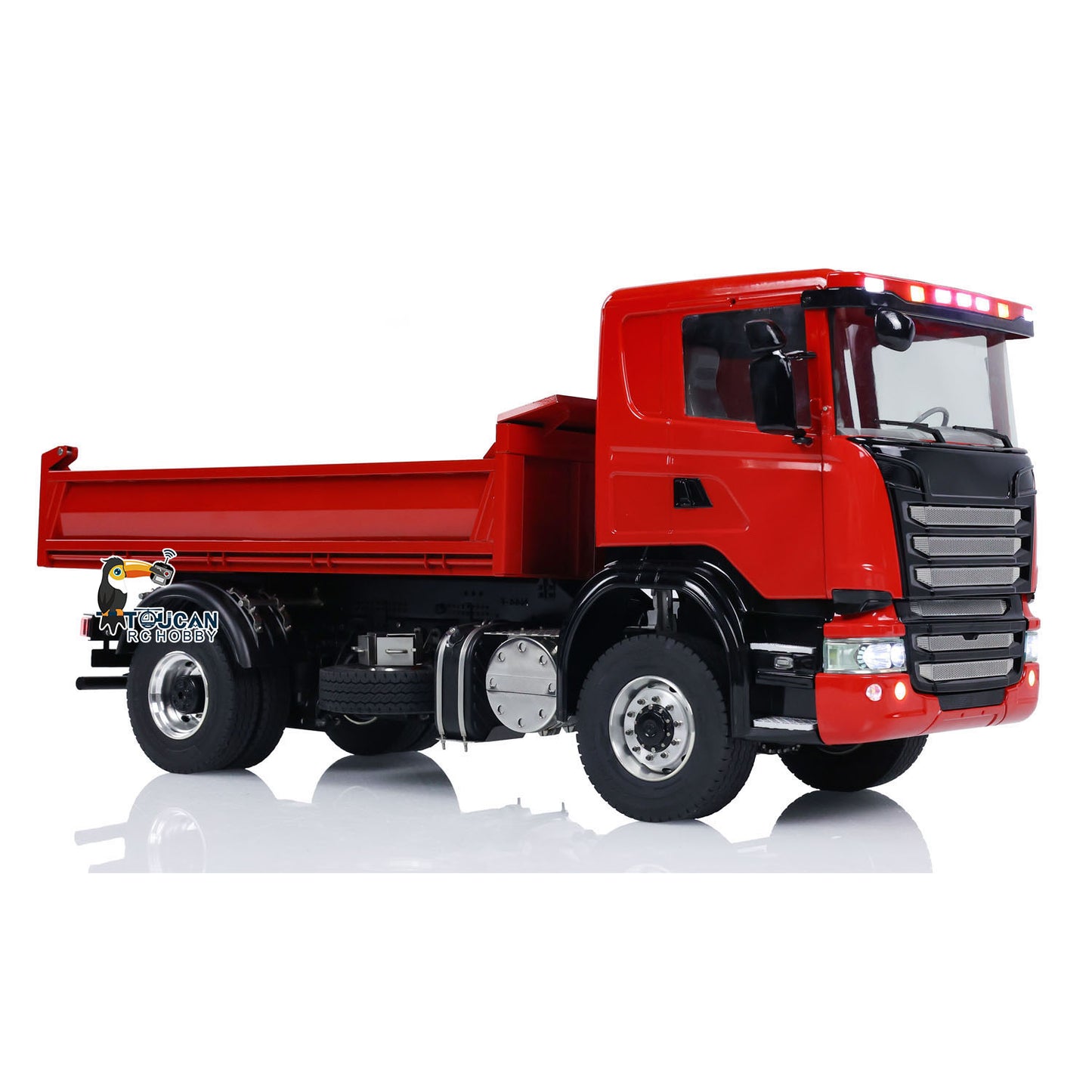 IN STOCK 1/14 4x4 RC Hydraulic RC Dumper Truck Low Roof