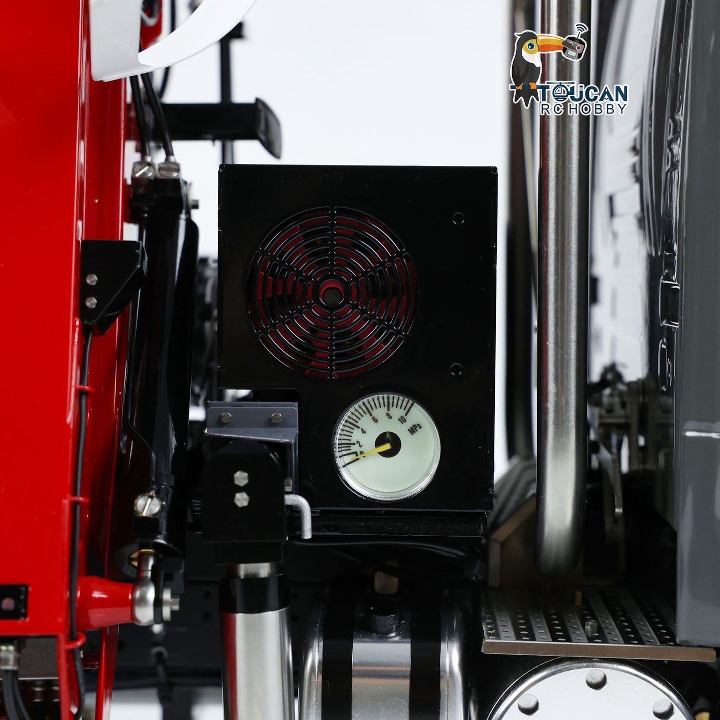 Toucan Metal 6X6 Chassis 1/14 RC Tractor Truck 770S Hydraulic Crane DIY Lorry