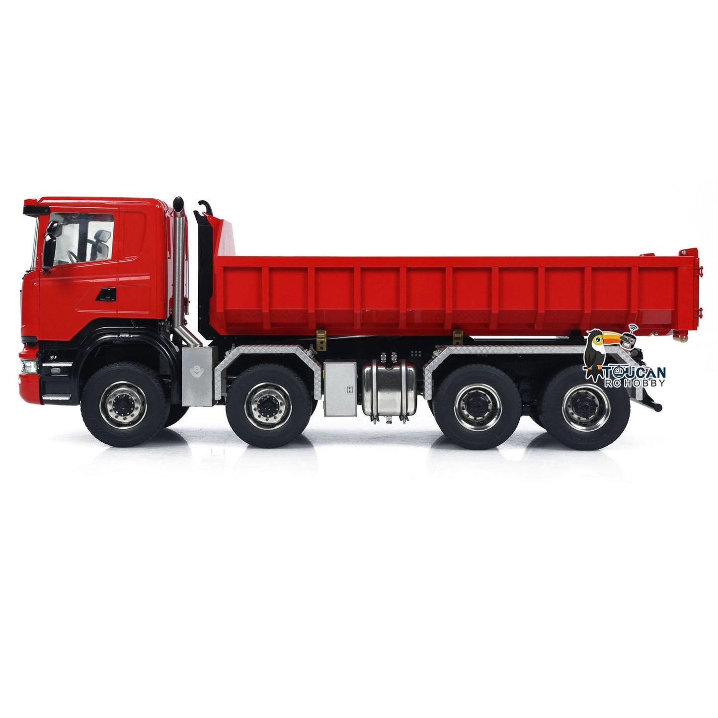 1/14 8x8 PNP RC Hydraulic Roll On/Off Dumper Truck G88 With Metal Bucket