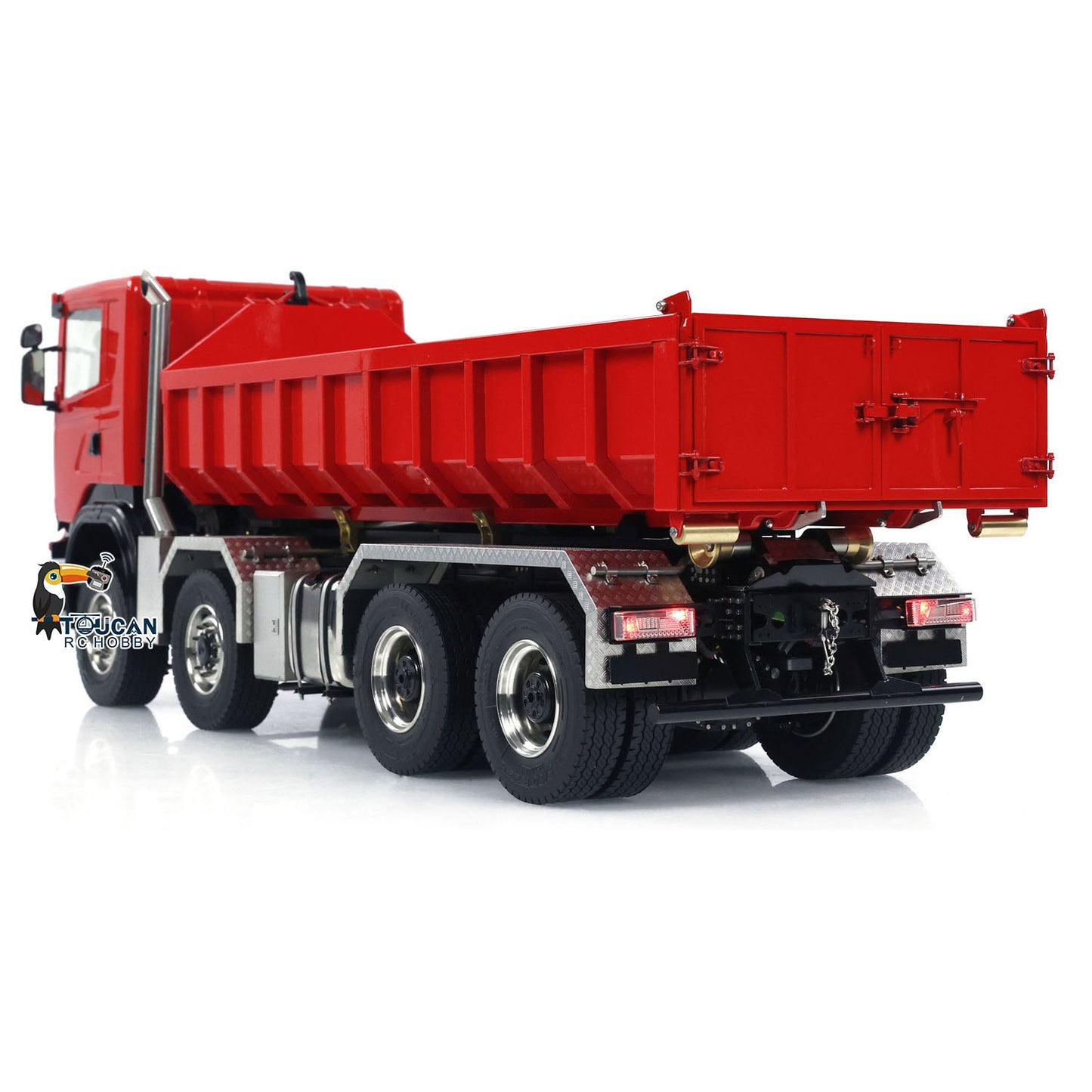 1/14 8x8 PNP RC Hydraulic Roll On/Off Dumper Truck G88 With Metal Bucket