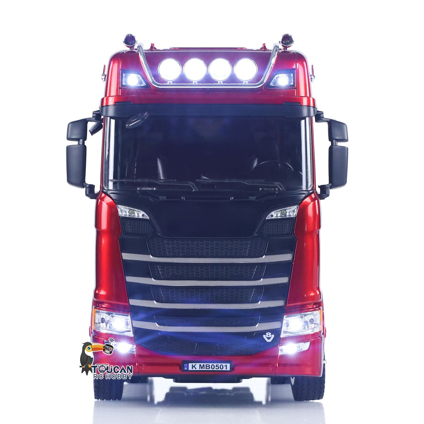 770S Plastic 1/18 RC Tractor Truck Toys Finished Model RTR 7.4V Battery Radio 19CH Light Sound Effects Remote Control Lorry Car