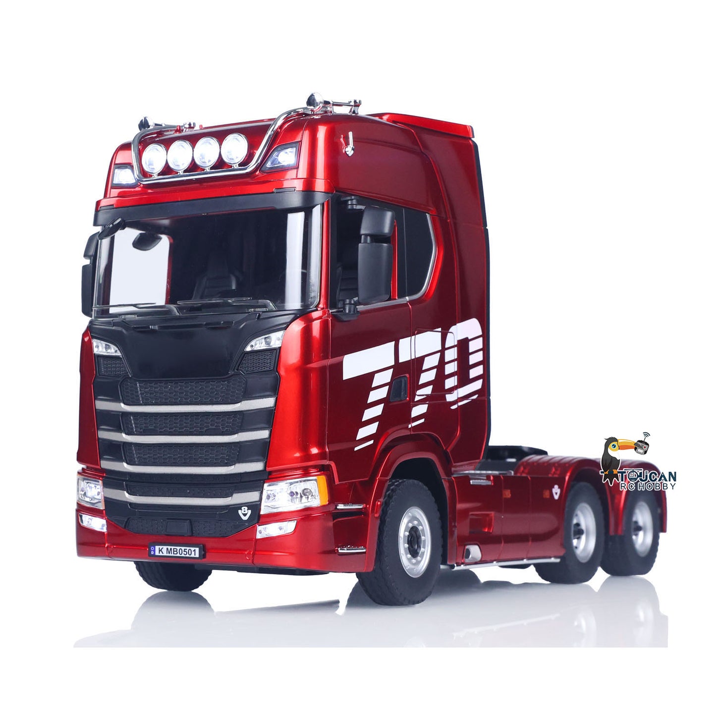 770S Plastic 1/18 RC Tractor Truck Toys Finished Model RTR 7.4V Battery Radio 19CH Light Sound Effects Remote Control Lorry Car