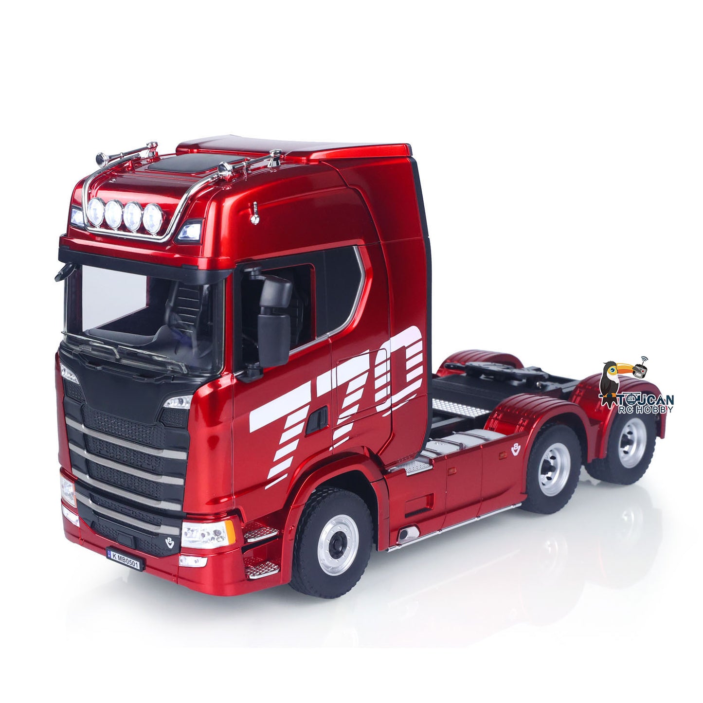 770S Plastic 1/18 RC Tractor Truck Toys Finished Model RTR 7.4V Battery Radio 19CH Light Sound Effects Remote Control Lorry Car