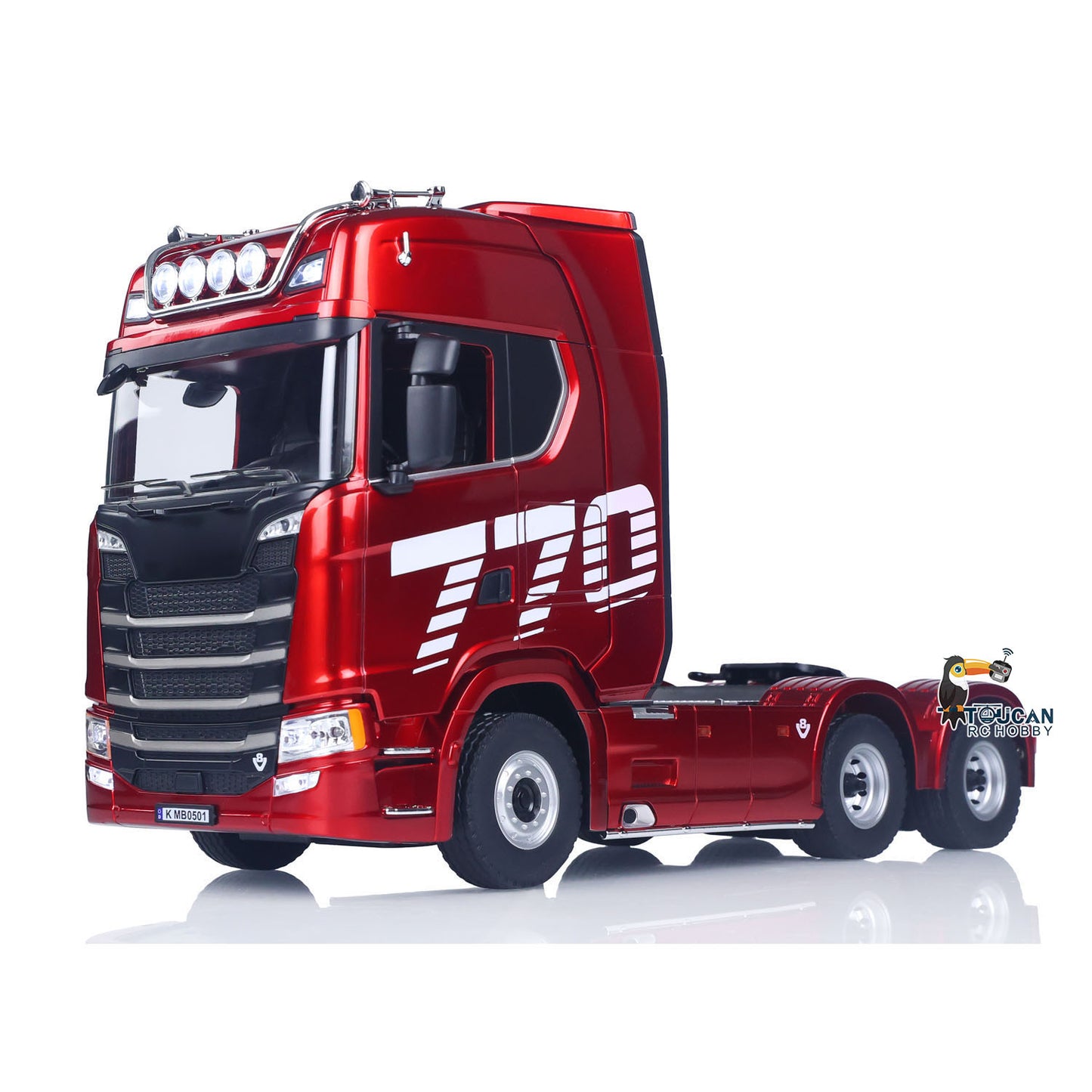 770S Plastic 1/18 RC Tractor Truck Toys Finished Model RTR 7.4V Battery Radio 19CH Light Sound Effects Remote Control Lorry Car