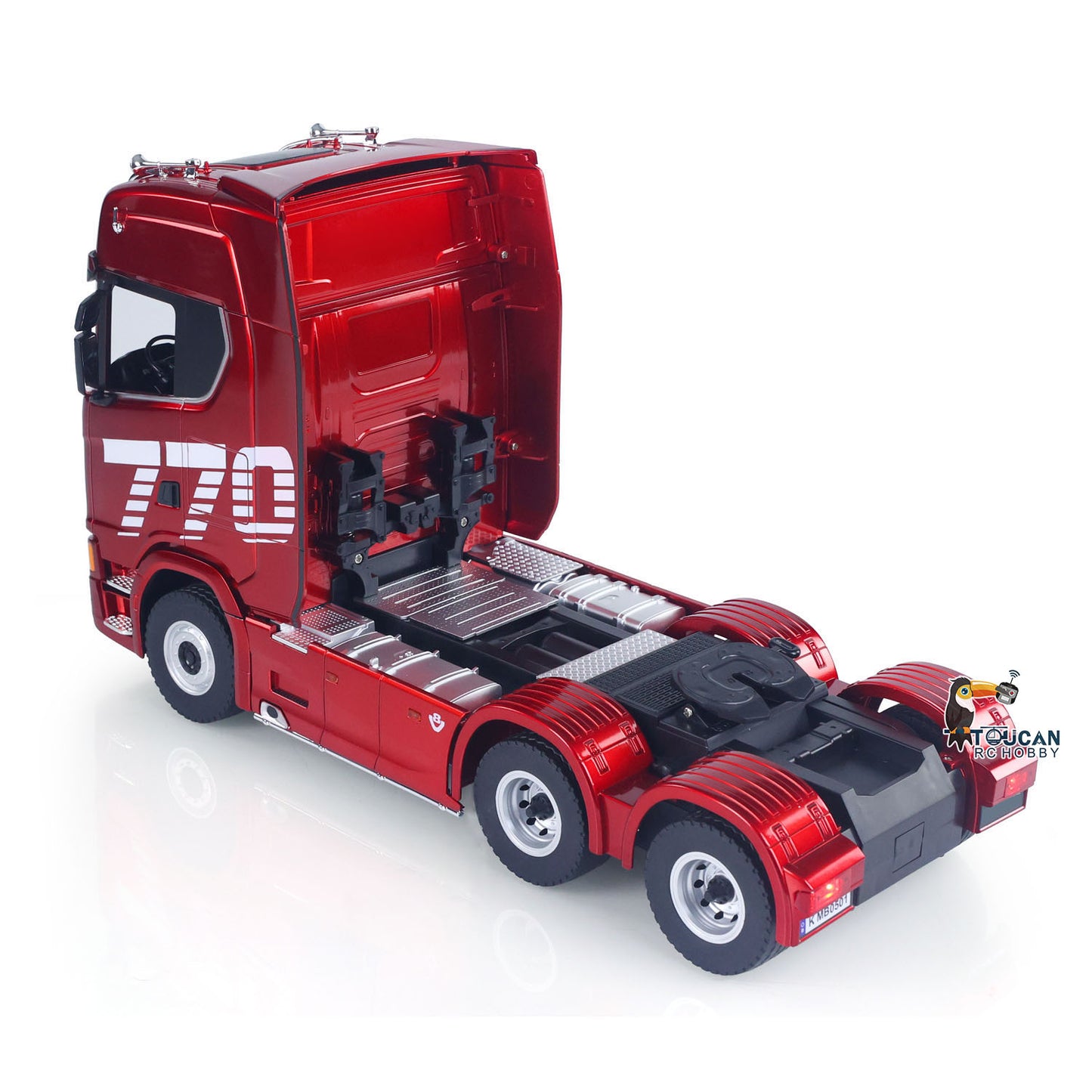 770S Plastic 1/18 RC Tractor Truck Toys Finished Model RTR 7.4V Battery Radio 19CH Light Sound Effects Remote Control Lorry Car