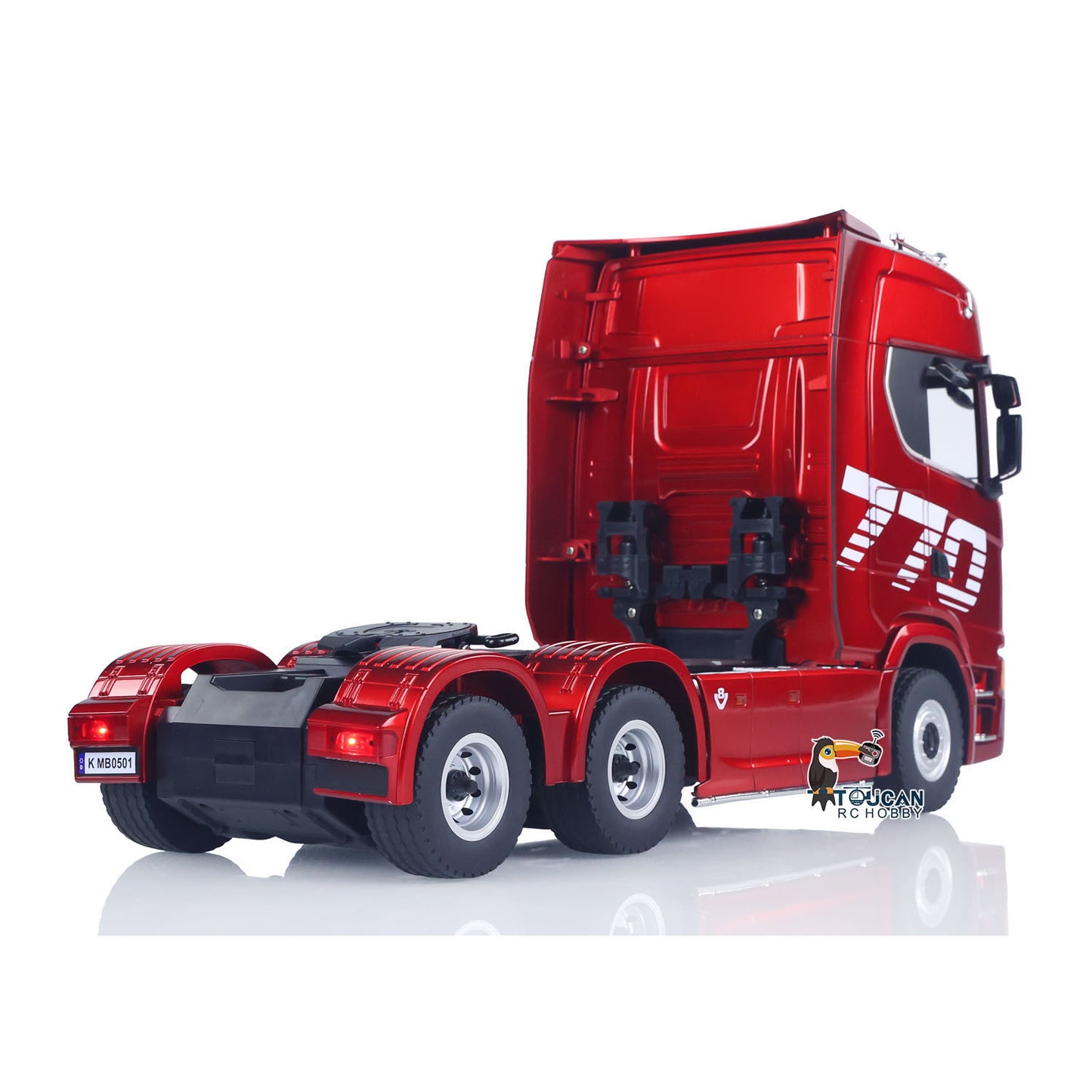 770S Plastic 1/18 RC Tractor Truck Toys Finished Model RTR 7.4V Battery Radio 19CH Light Sound Effects Remote Control Lorry Car