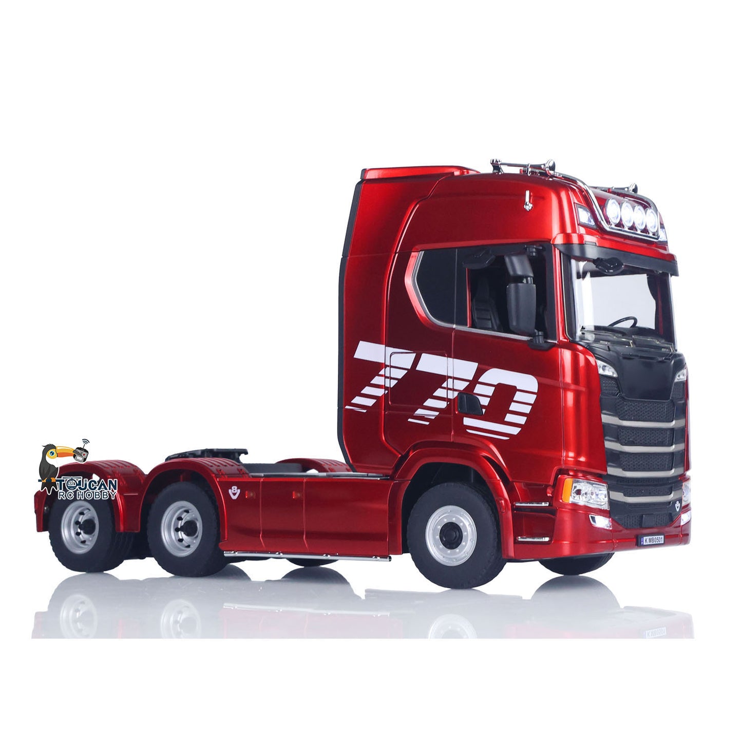 770S Plastic 1/18 RC Tractor Truck Toys Finished Model RTR 7.4V Battery Radio 19CH Light Sound Effects Remote Control Lorry Car