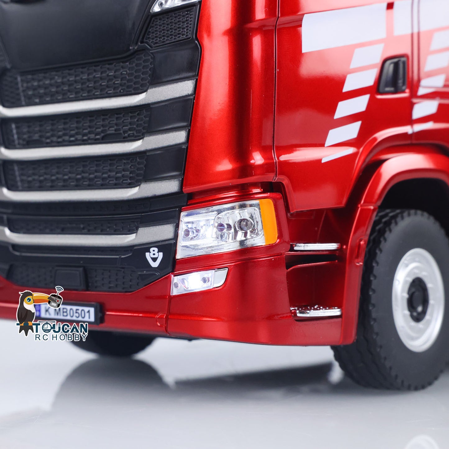 770S Plastic 1/18 RC Tractor Truck Toys Finished Model RTR 7.4V Battery Radio 19CH Light Sound Effects Remote Control Lorry Car