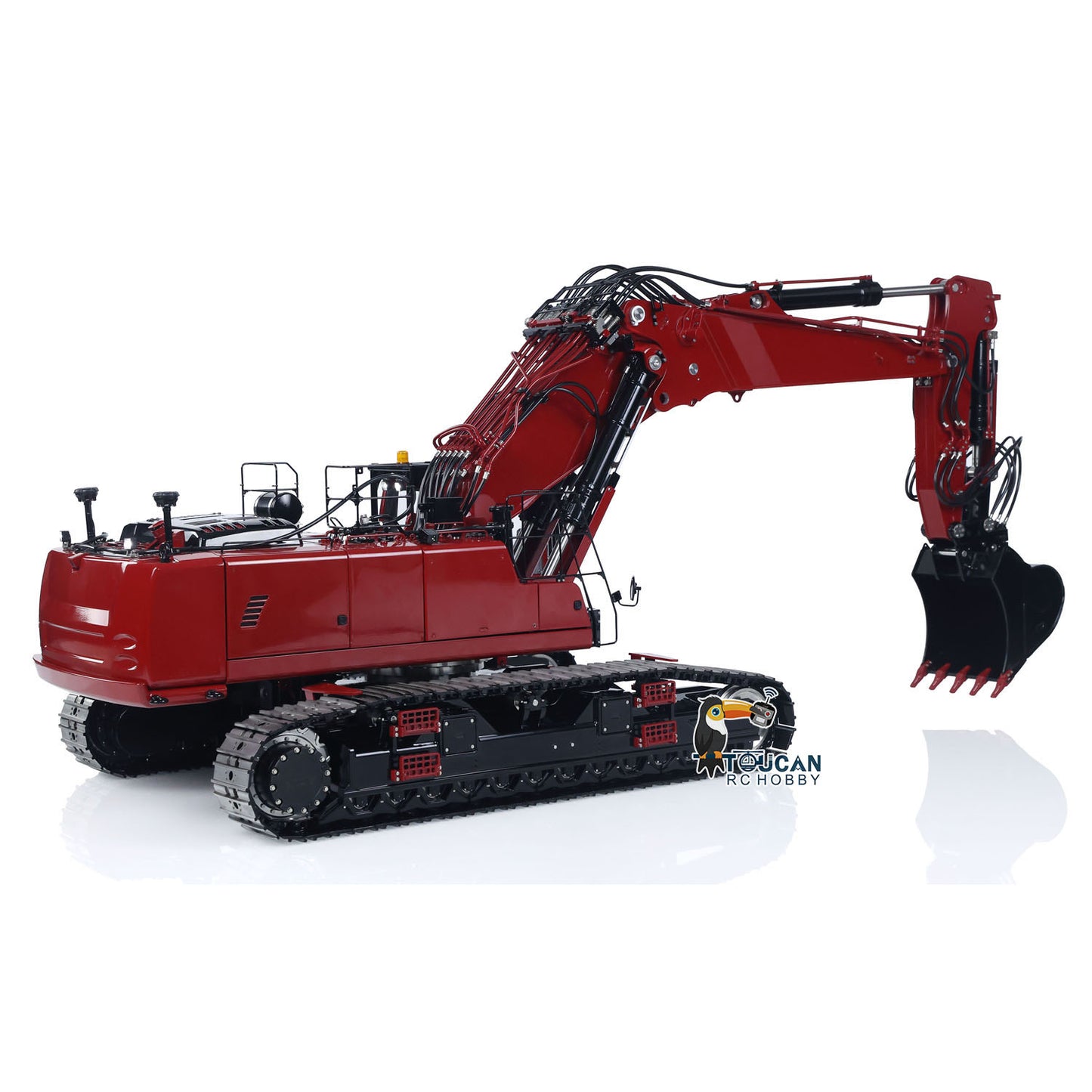 LESU LR960 Remote Control Digger 1/14 RC Full Hydraulic Excavator RTR Construction Vehicle Light Sound Smoke Unit Frsky XE Radio