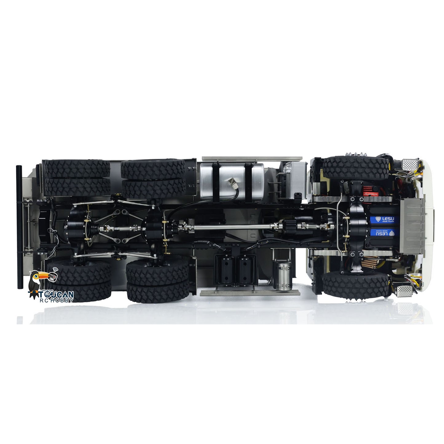 LESU Metal 1/14 6x6 RC Camion à benne basculante hydraulique 20130018