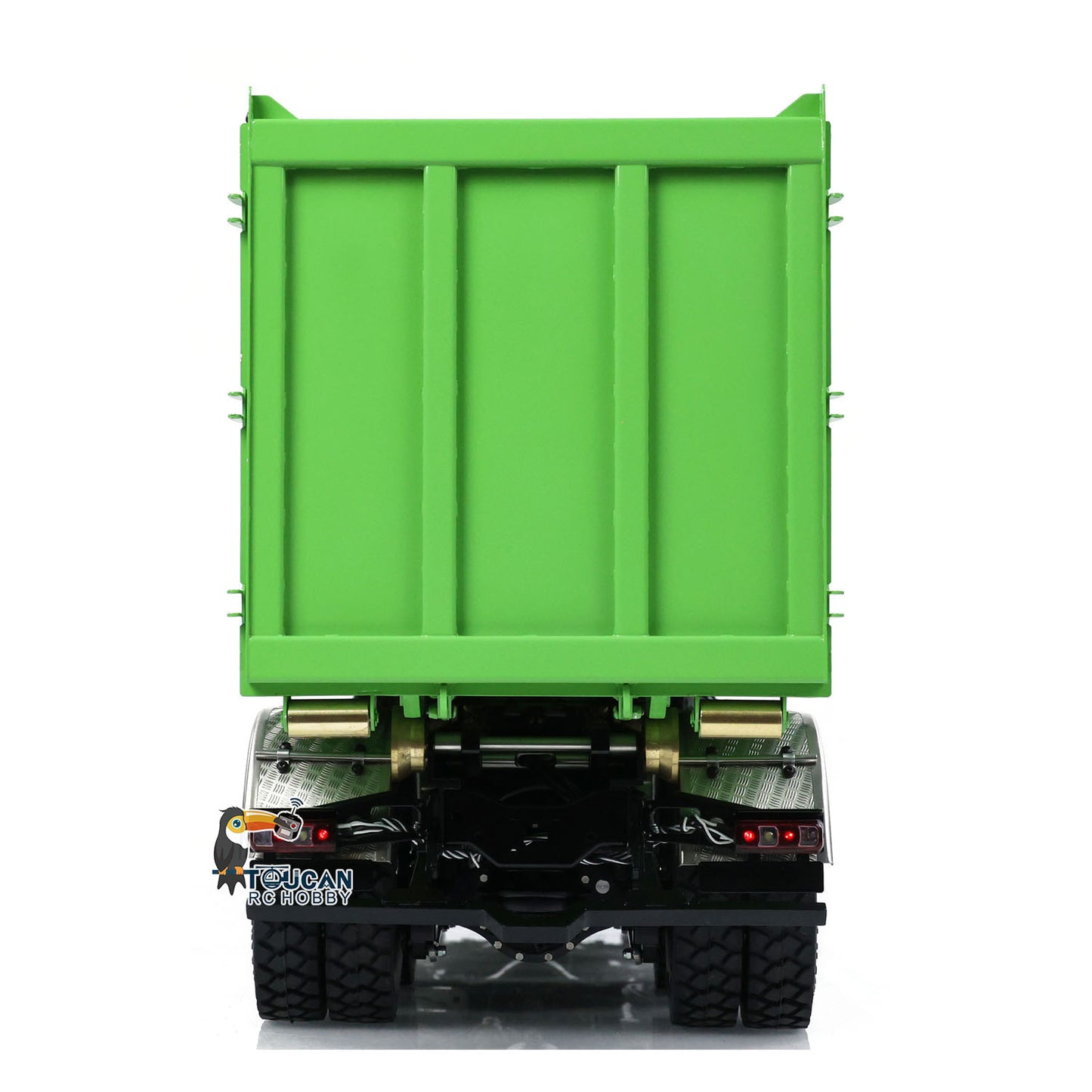 Metal LESU 1/14 RC Hydraulic Crane Dump Truck 8x8 RTR Car 3348 Dumper Waste Bin