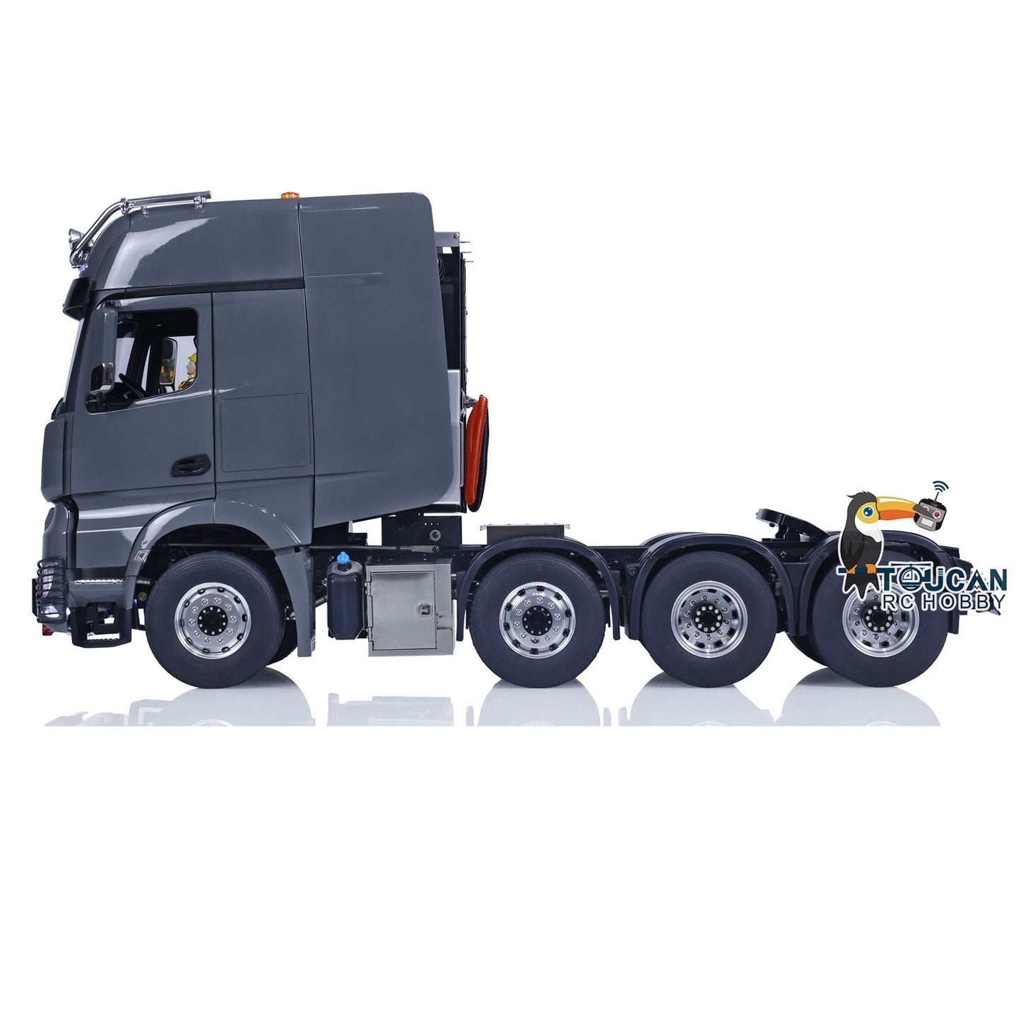 TOUCAN 1/14 Metal RC Tractor Truck Flysky I6S RTR Remote Control Car Sounds Lights