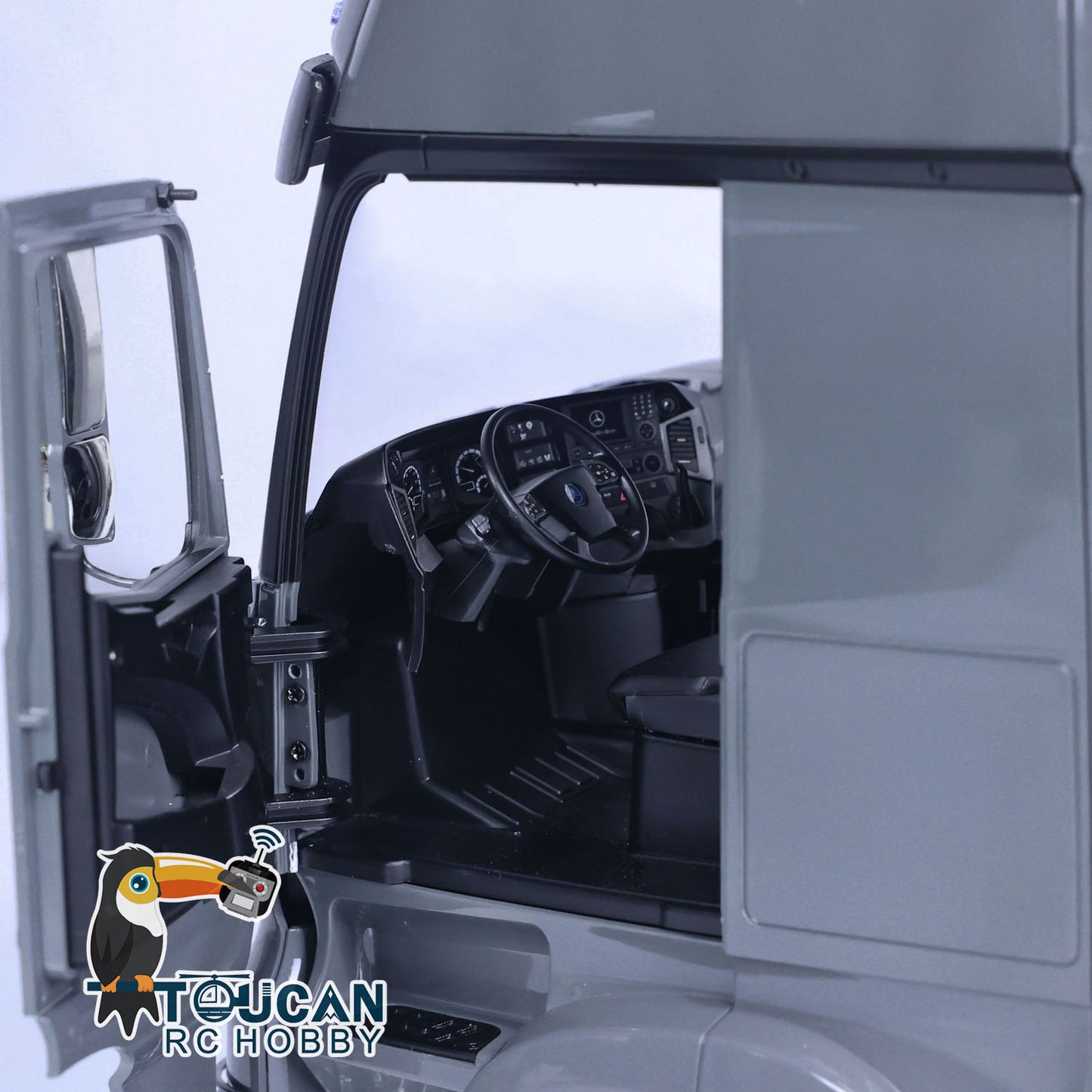 TOUCAN 1/14 Metal RC Tractor Truck Flysky I6S RTR Remote Control Car Sounds Lights