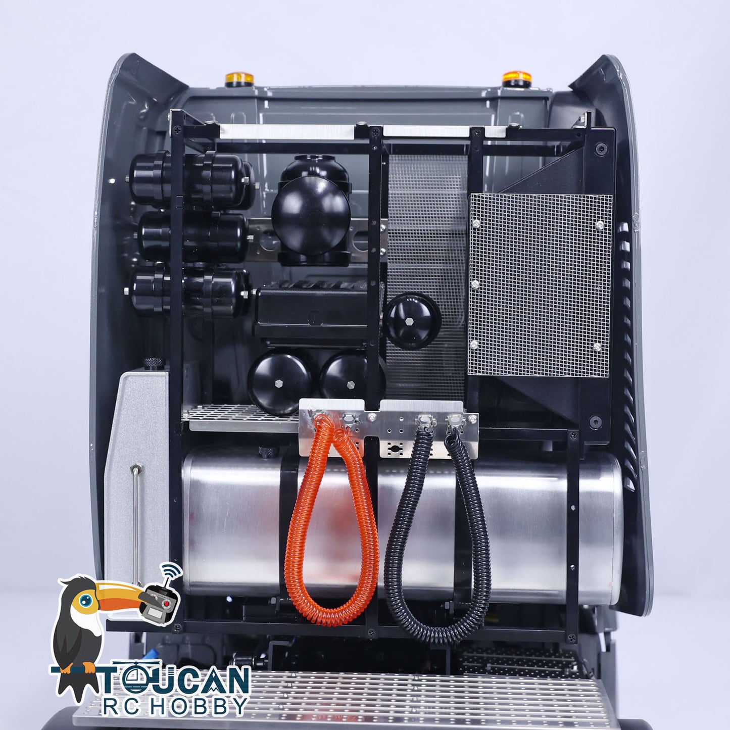 TOUCAN 1/14 Metal RC Tractor Truck Flysky I6S RTR Remote Control Car Sounds Lights