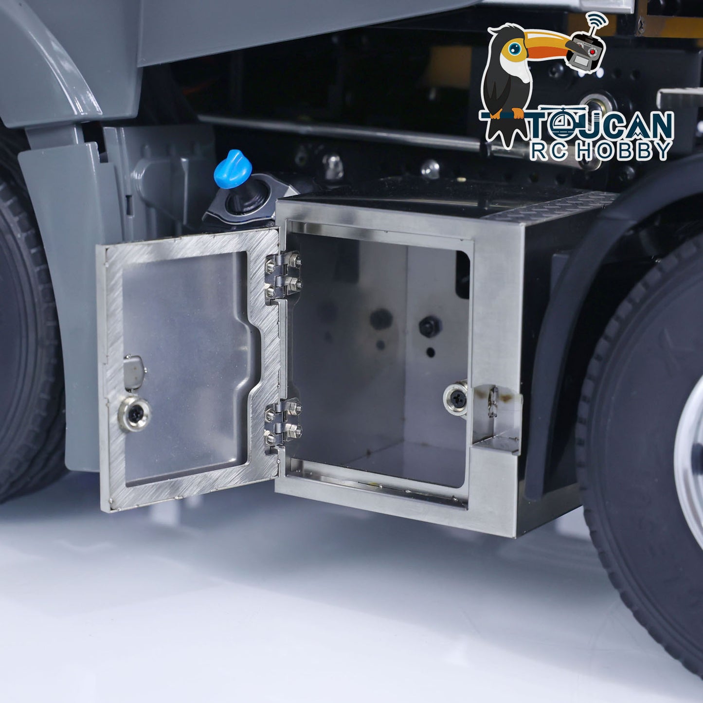 TOUCAN 1/14 Metal RC Tractor Truck Flysky I6S RTR Remote Control Car Sounds Lights