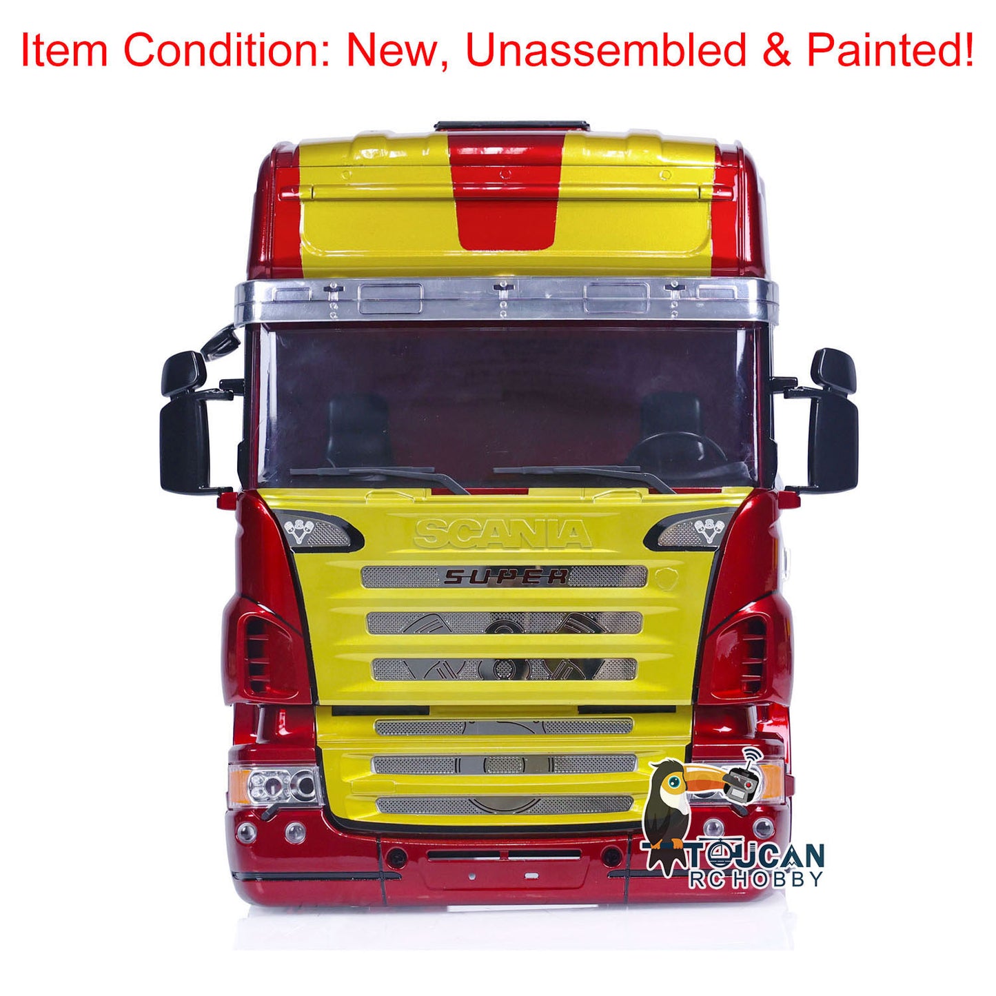 6x6 6x4 1/14RC Car Body Shell High-roof Cabin