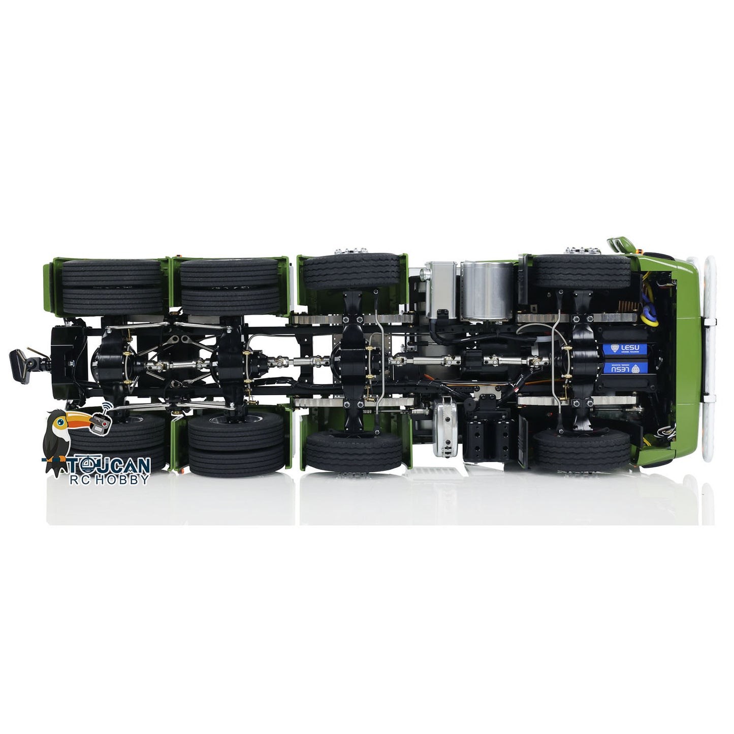 LESU 1/14 8X8 Metall Chassis RC Traktoren Lkw G-6057