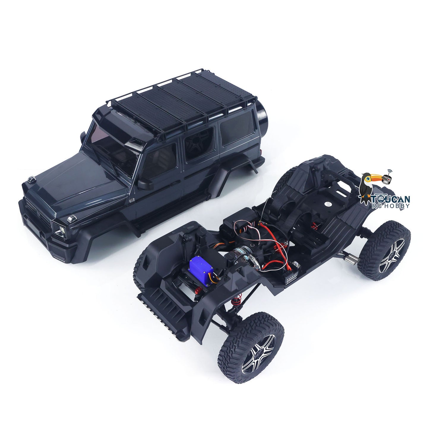 1/8 TRACTION HOBBY Off Road Car KM5 RC Crawler Portal Axle Differential Lock AWD 2Speed Gearbox 775 Brushed Motor
