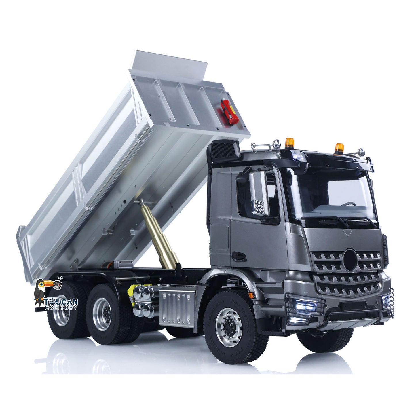 US STOCK 6X6 Metal Chassis 1/14 RC Hydraulic Dumper 2Speed TAMIYA 3348 Radio Controlled Tipper Model Car Differential Axle Light Sound