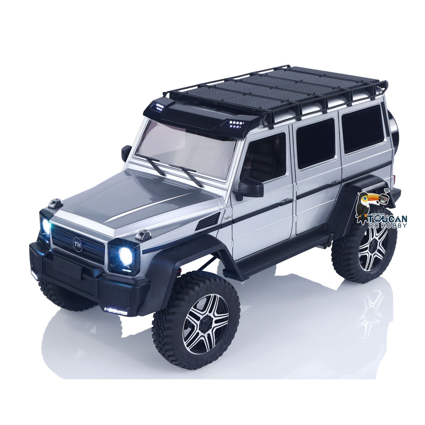 1/8 TRACTION HOBBY Off Road Car KM5 RC Crawler Portal Axle Differential Lock AWD 2Speed Gearbox 775 Brushed Motor