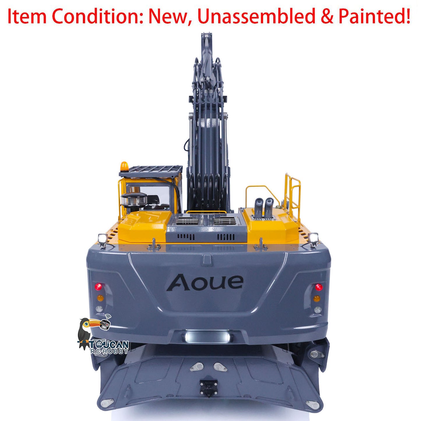 LESU 1/14 AOUE ET30H RC Excavatrice hydraulique sur pneus en métal A0006