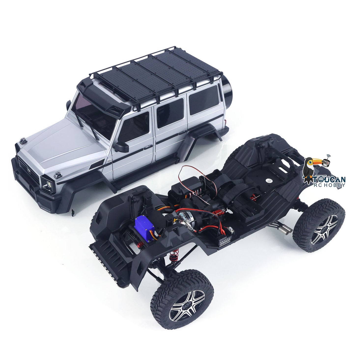 1/8 TRACTION HOBBY Off Road Car KM5 RC Crawler Portal Axle Differential Lock AWD 2Speed Gearbox 775 Brushed Motor