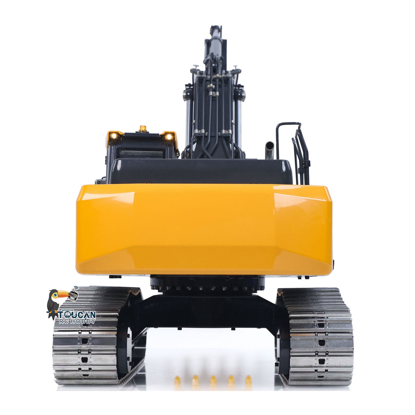 Super Frog 3 Pumps E400 Pro 6CH Valve Thumb Type 1/14 RC Hydraulic Excavator Metal Digger Frsky X14 Radio Sound