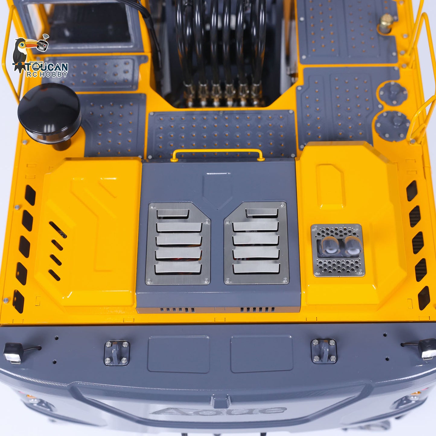 LESU 1/14 AOUE ET30H RC Excavatrice hydraulique sur pneus en métal A0006