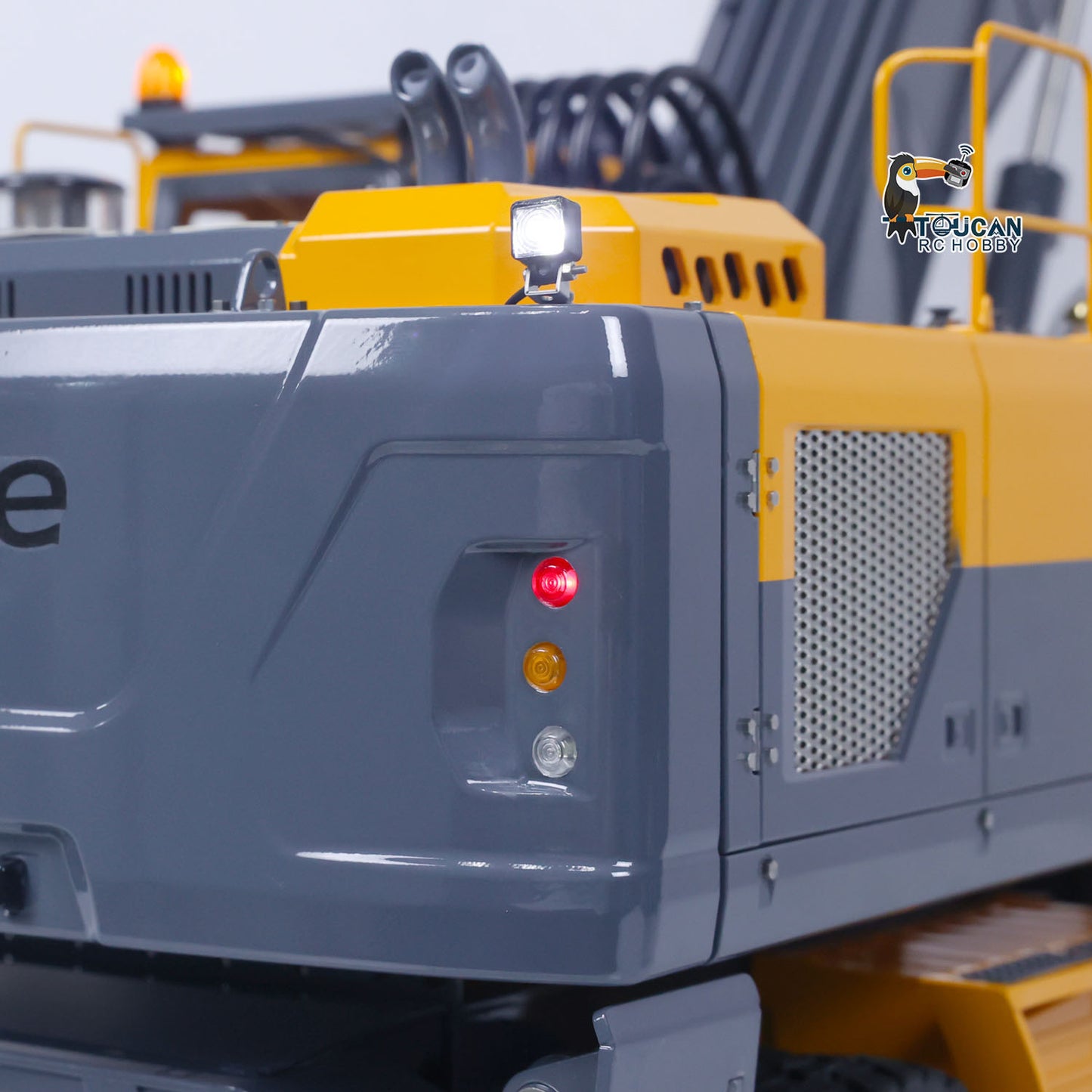 LESU 1/14 AOUE ET30H RC Excavatrice hydraulique sur pneus en métal A0006