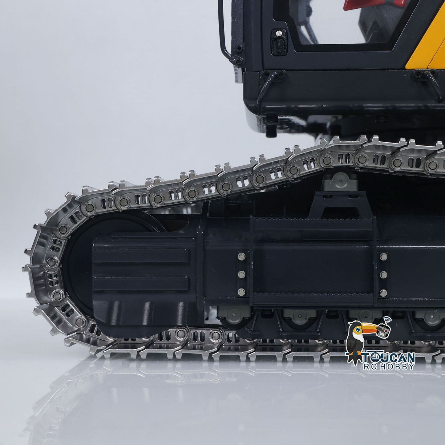 Super Frog 3 Pumps E400 Pro 6CH Valve Thumb Type 1/14 RC Hydraulic Excavator Metal Digger Frsky X14 Radio Sound