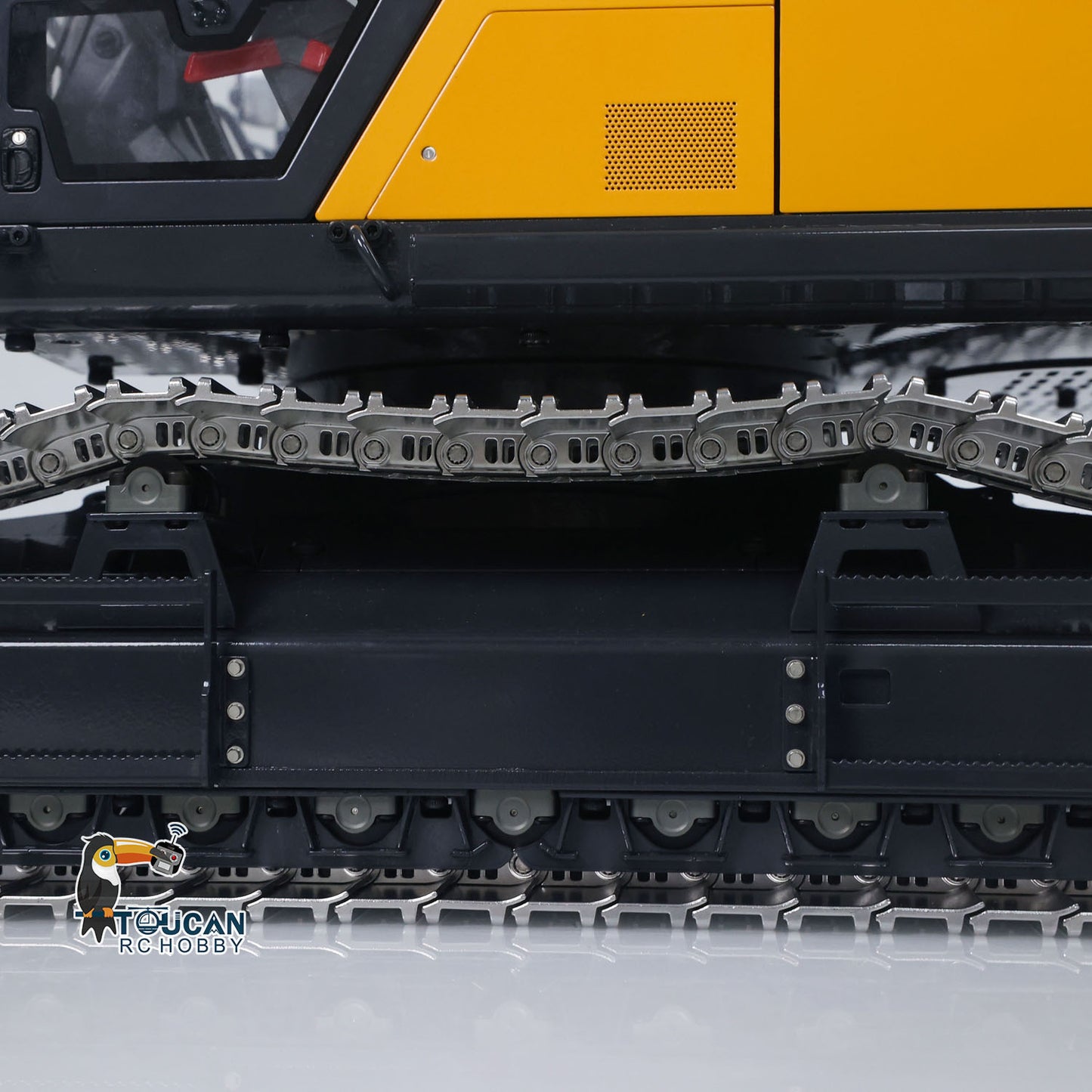 Super Frog 3 Pumps E400 Pro 6CH Valve Thumb Type 1/14 RC Hydraulic Excavator Metal Digger Frsky X14 Radio Sound