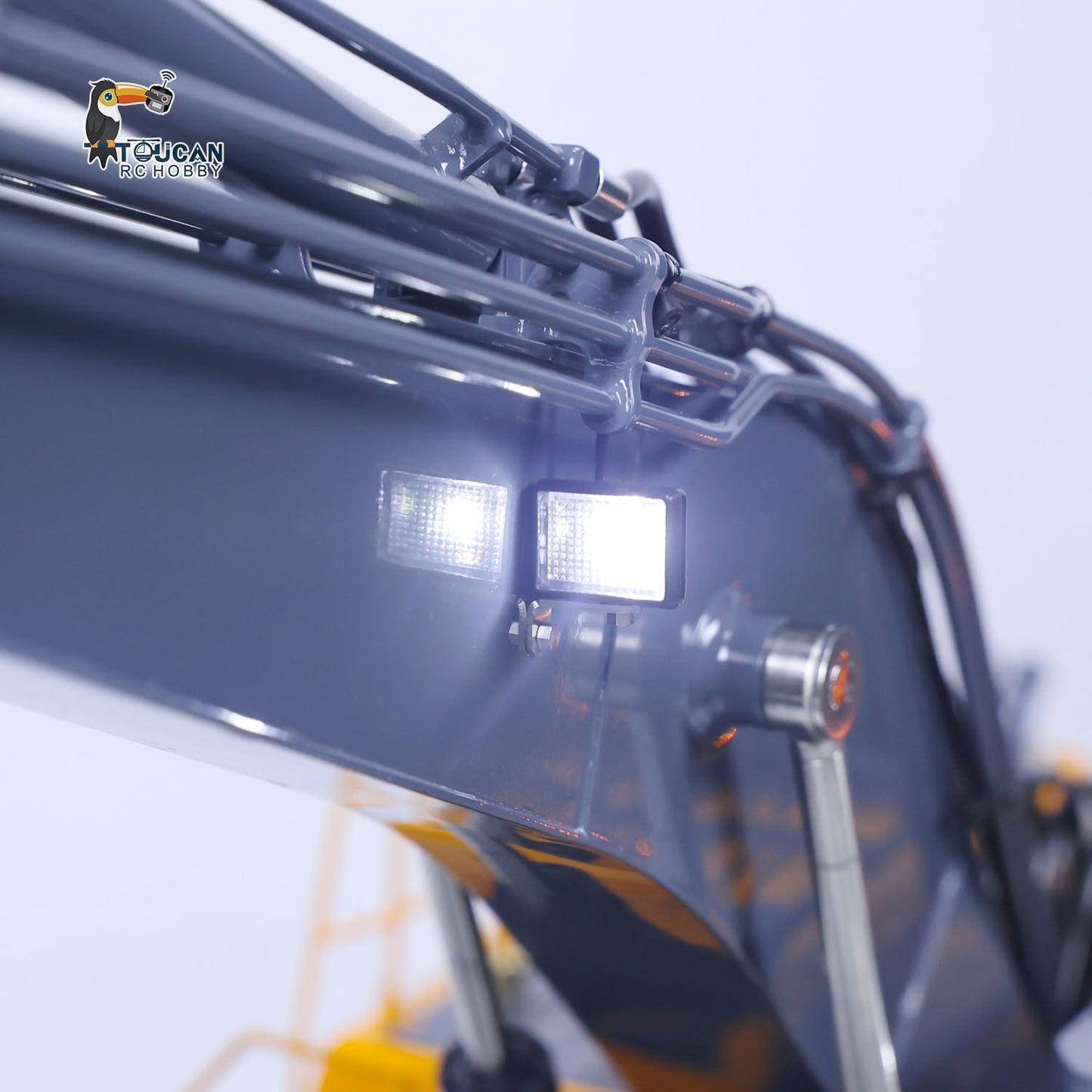 LESU 1/14 AOUE ET30H RC Excavatrice hydraulique sur pneus en métal A0006