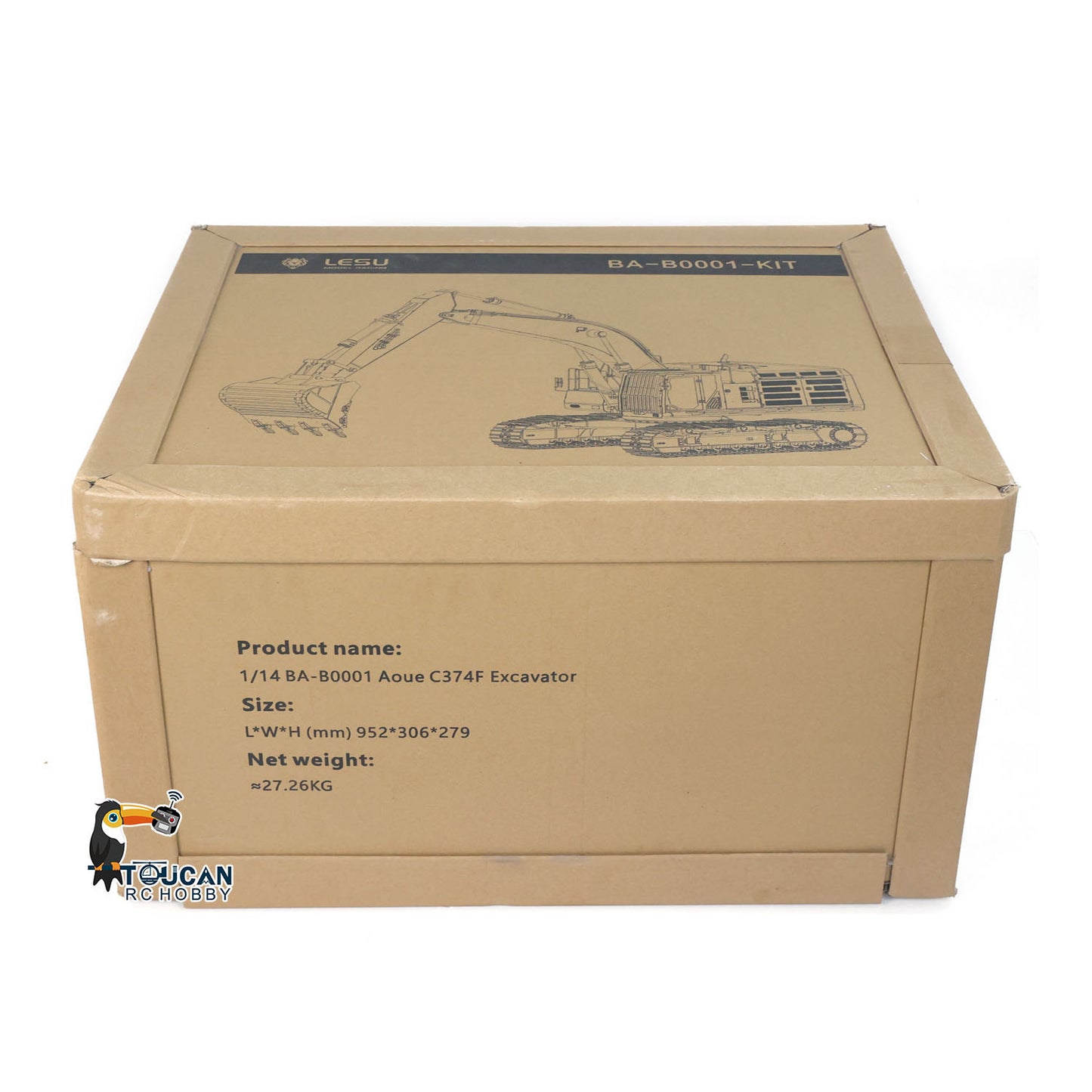 LESU 1/14 374F KIT Excavatrice hydraulique 374 B0001