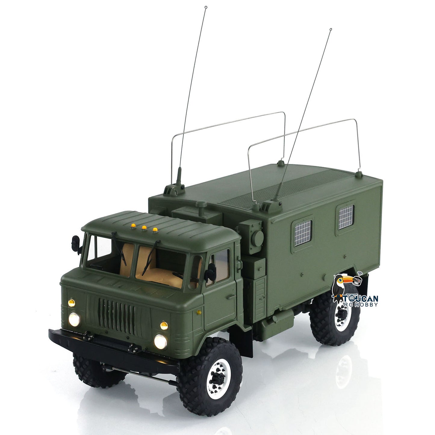 Camion de commandement militaire assemblé CROSS RC 1/10 GC4M RTR