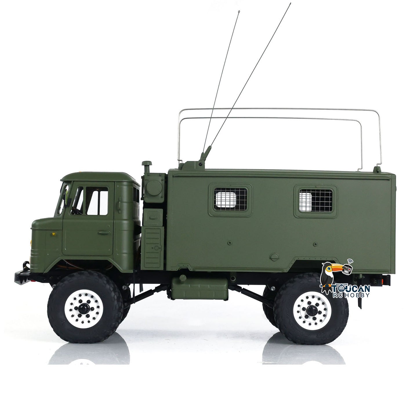Camion de commandement militaire assemblé CROSS RC 1/10 GC4M RTR