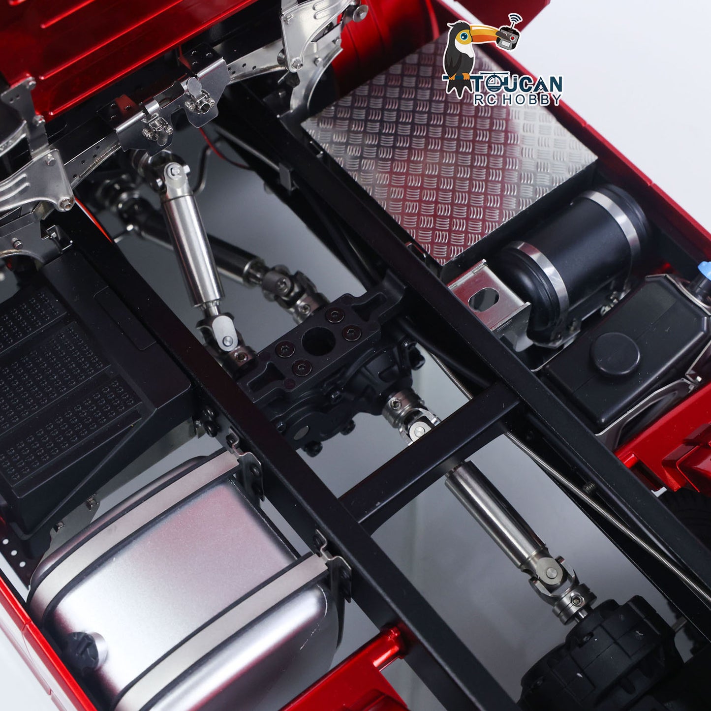 US STOCK KABOLITE 1/14 770S 100 RC Tractor Truck 6x6 Remote Control Lorry Car 2Speed Gearbox Differential Lock Battery Radio RTR Model