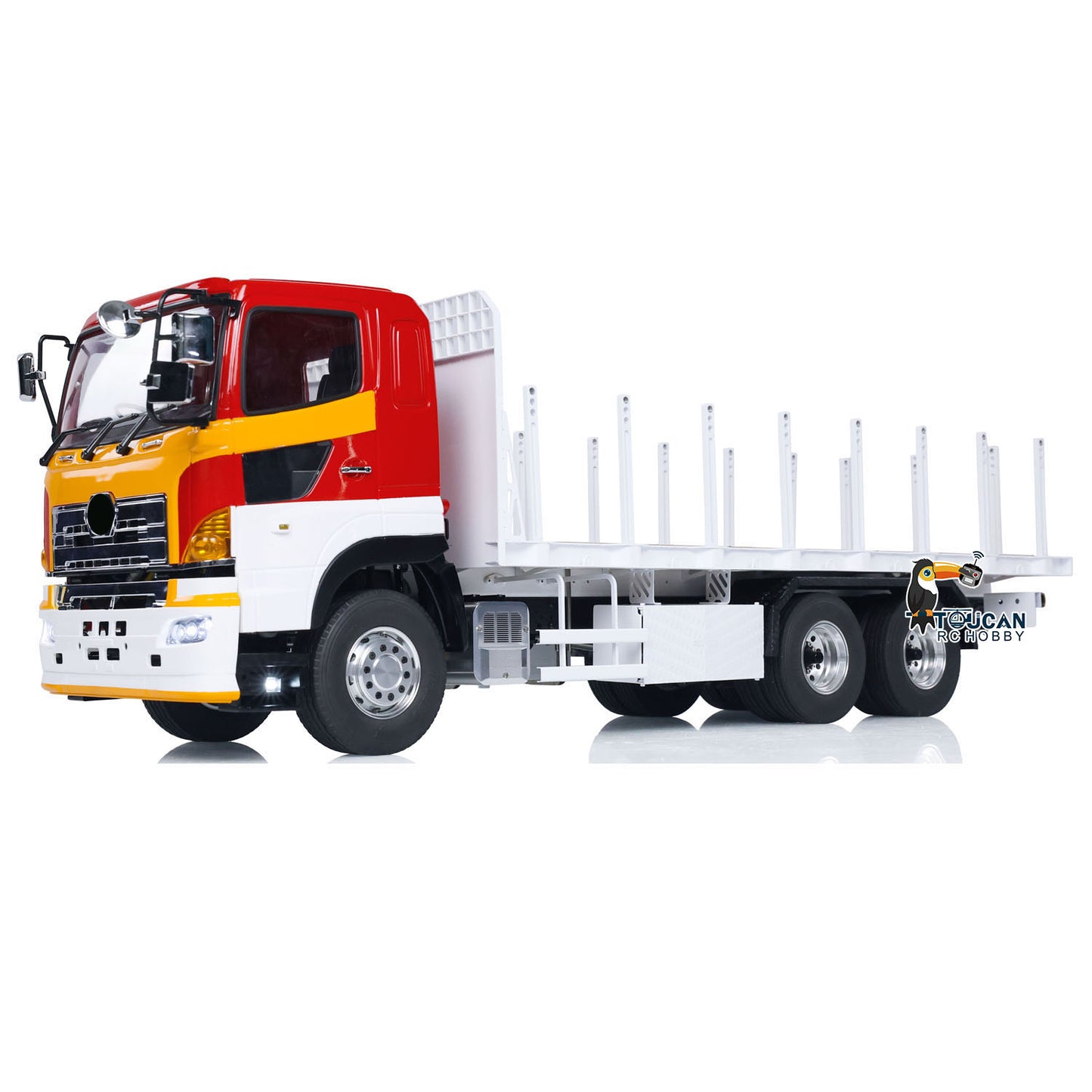 LESU 6x4 1/14 RC Timber Truck RTR Flatbed Lorry Trailer Car