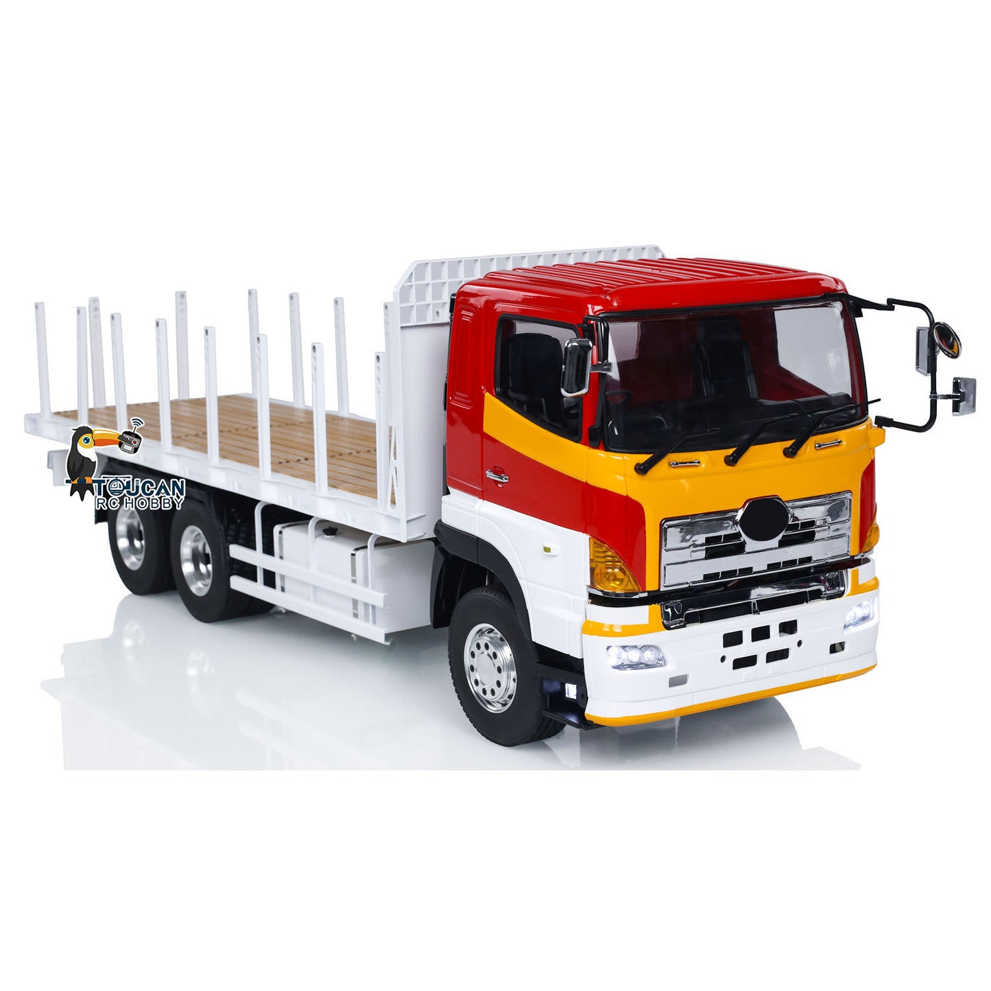 LESU 6x4 1/14 RC Timber Truck RTR Flatbed Lorry Trailer Car