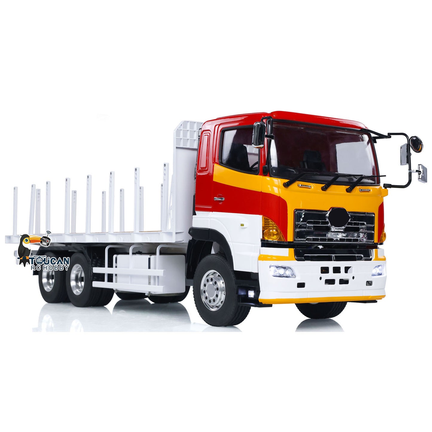 LESU 6x4 1/14 RC Timber Truck RTR Flatbed Lorry Trailer Car